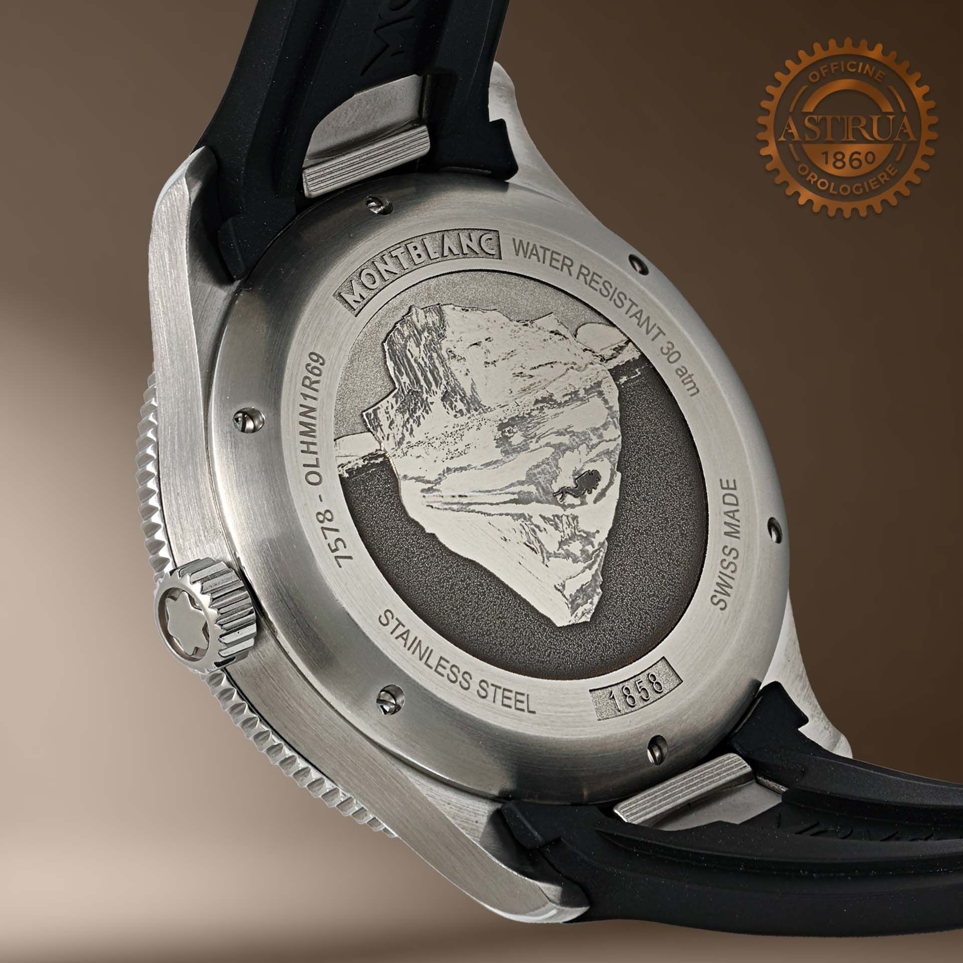 MONTBLANC 1858 Iced Sea Automatic Date 41 MM 7858