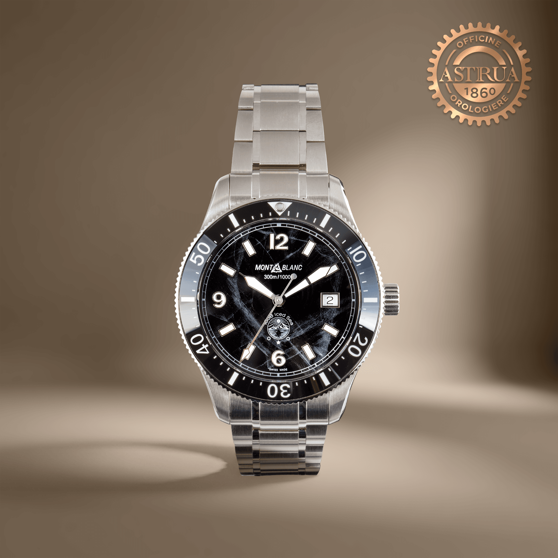 Montblanc 1858 Iced Sea Automatic Date 129371 Pre-owned watch