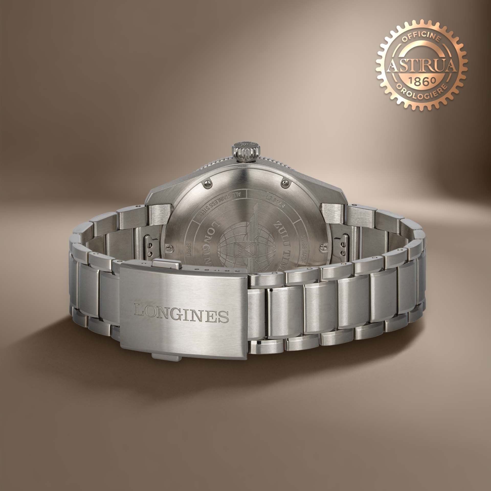 LONGINES Spirit Zulu Time 42 MM L3.812.4.93.6