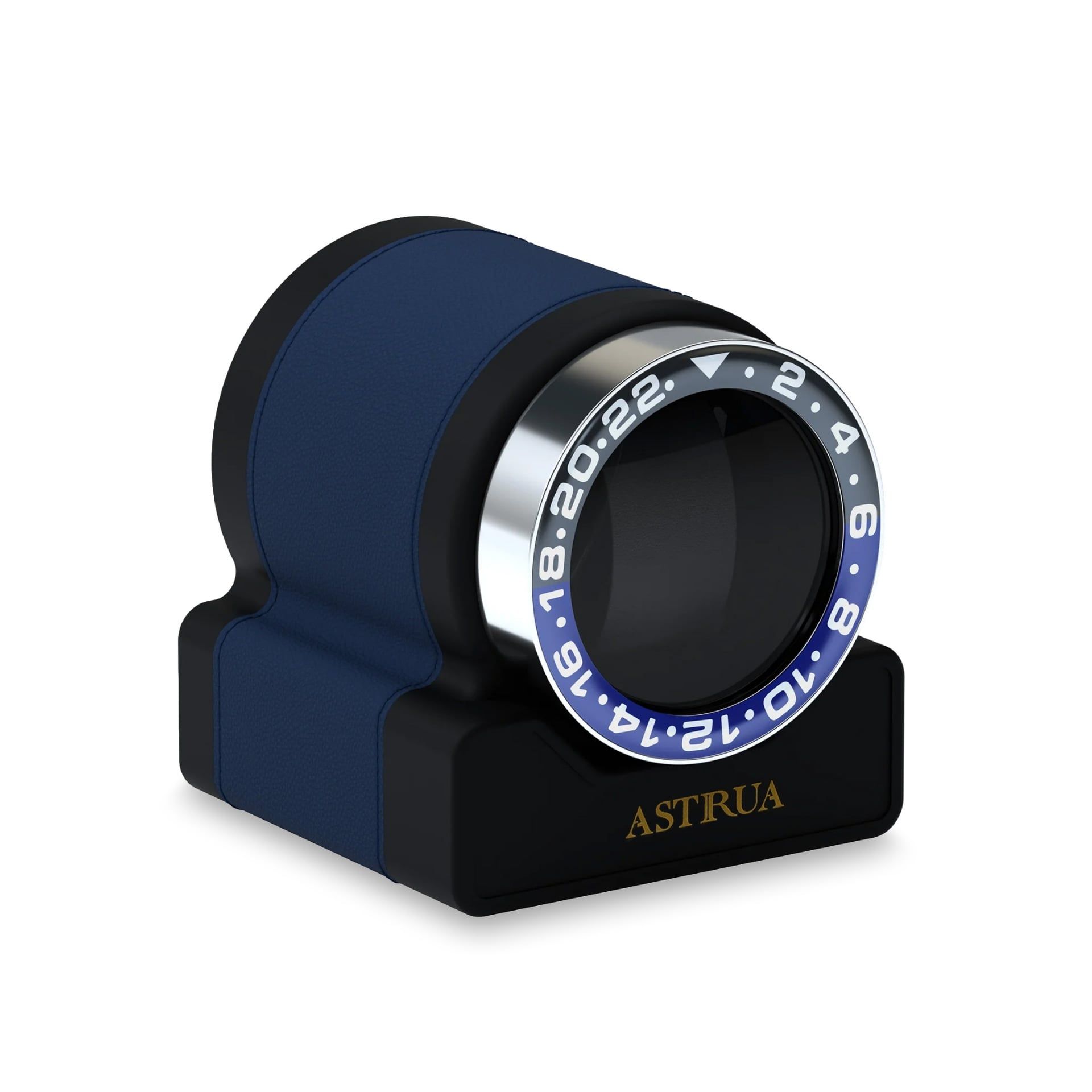 Scatola Del Tempo Rotor One Sport Pelle Grana Dollaro Blu Ghiera Blu/Nera  ROTOR-ONE