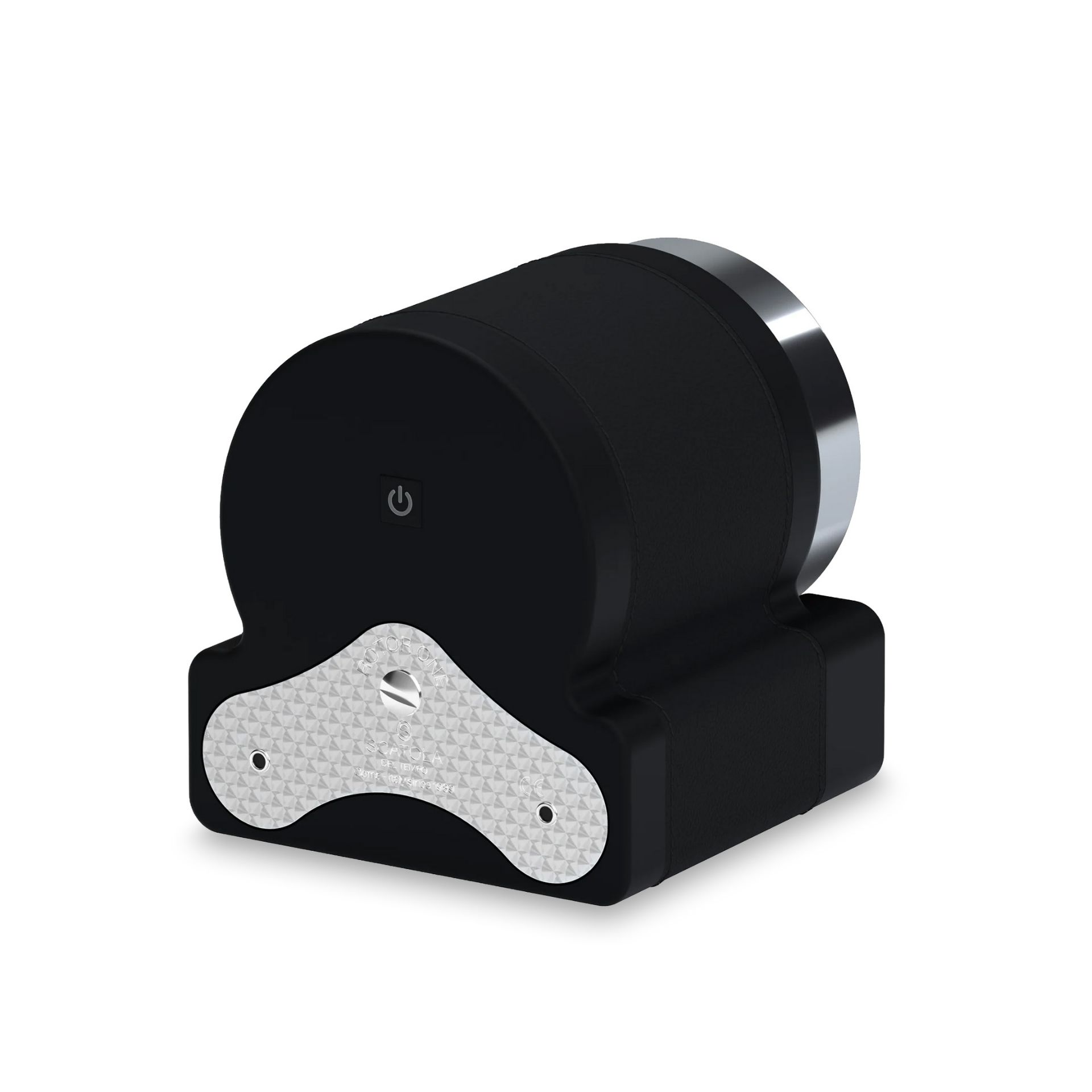 Scatola Del Tempo Rotor One Sport Pelle Grana Dollaro Nero Ghiera Blu/Nera  ROTOR-ONE