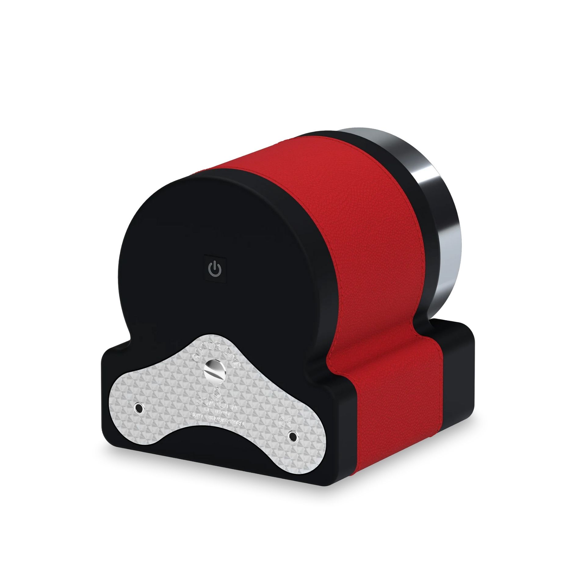 Scatola Del Tempo Rotor One Sport Pelle Grana Dollaro Rosso Ghiera Blu/Nera  ROTOR-ONE