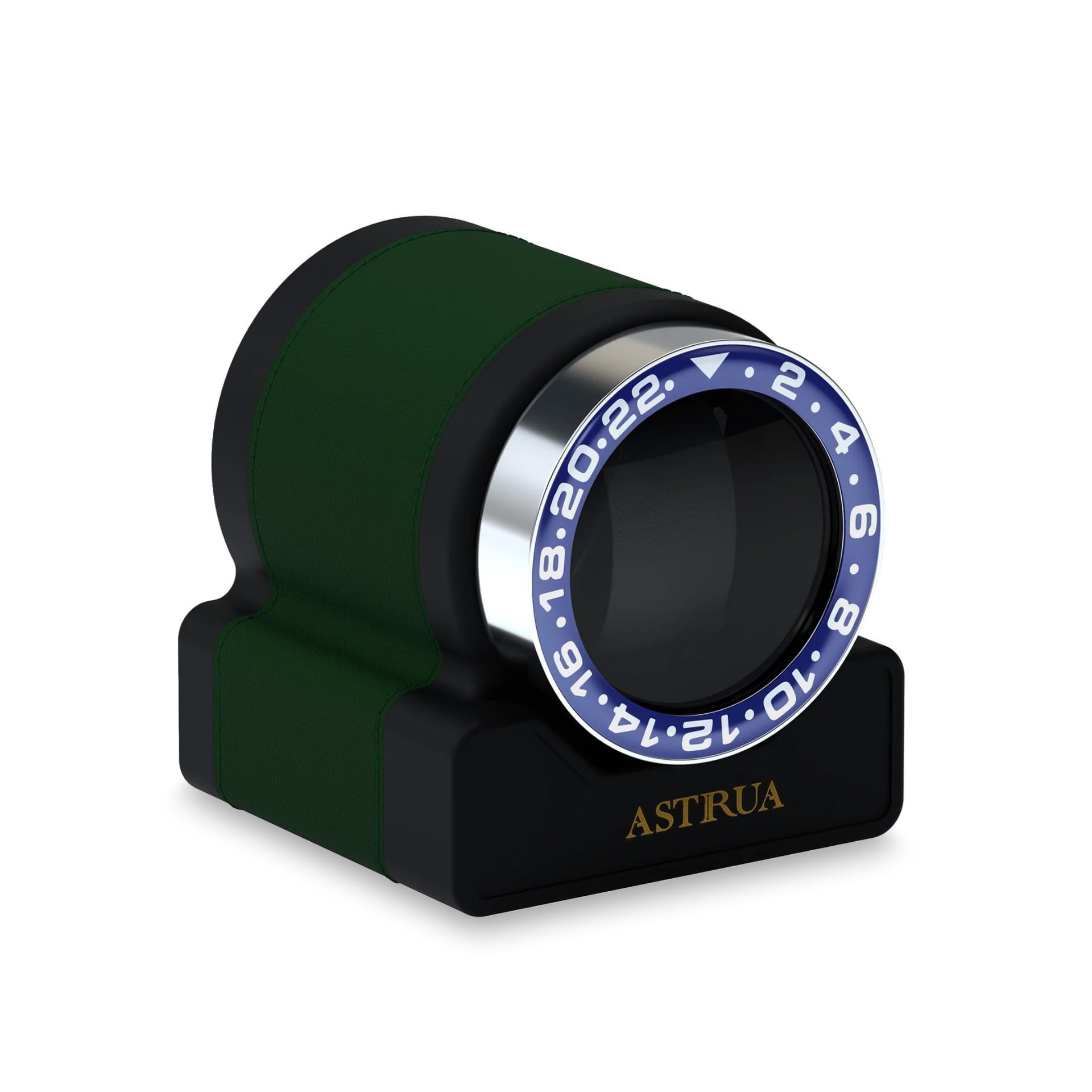 Scatola Del Tempo Rotor One Sport Pelle Grana Dollaro Verde Ghiera Blu  ROTOR-ONE