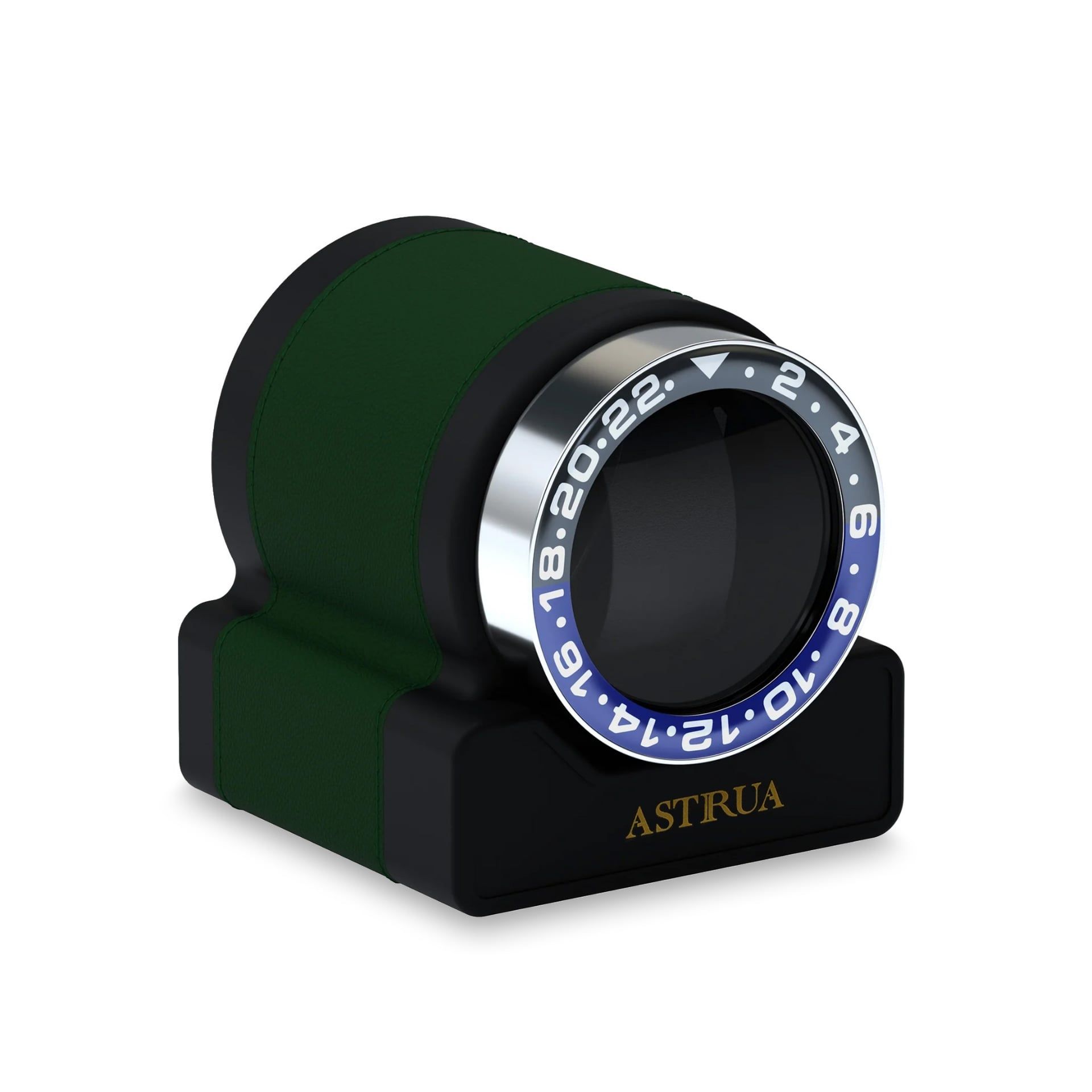 Scatola Del Tempo Rotor One Sport Pelle Grana Dollaro Verde Ghiera Blu/Nera  ROTOR-ONE