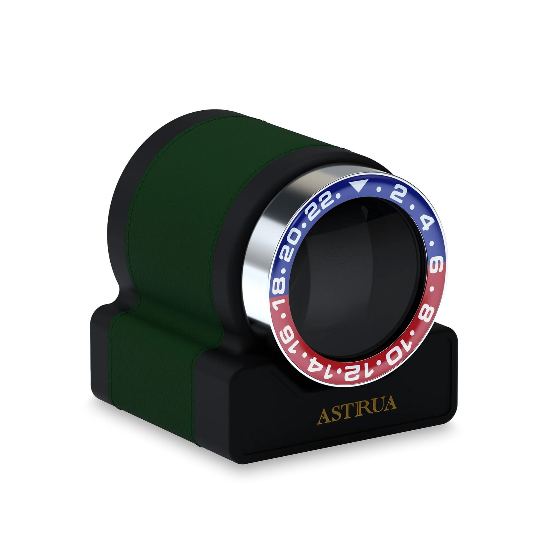 Scatola Del Tempo Rotor One Sport Pelle Grana Dollaro Verde Ghiera Blu/Rossa  ROTOR-ONE