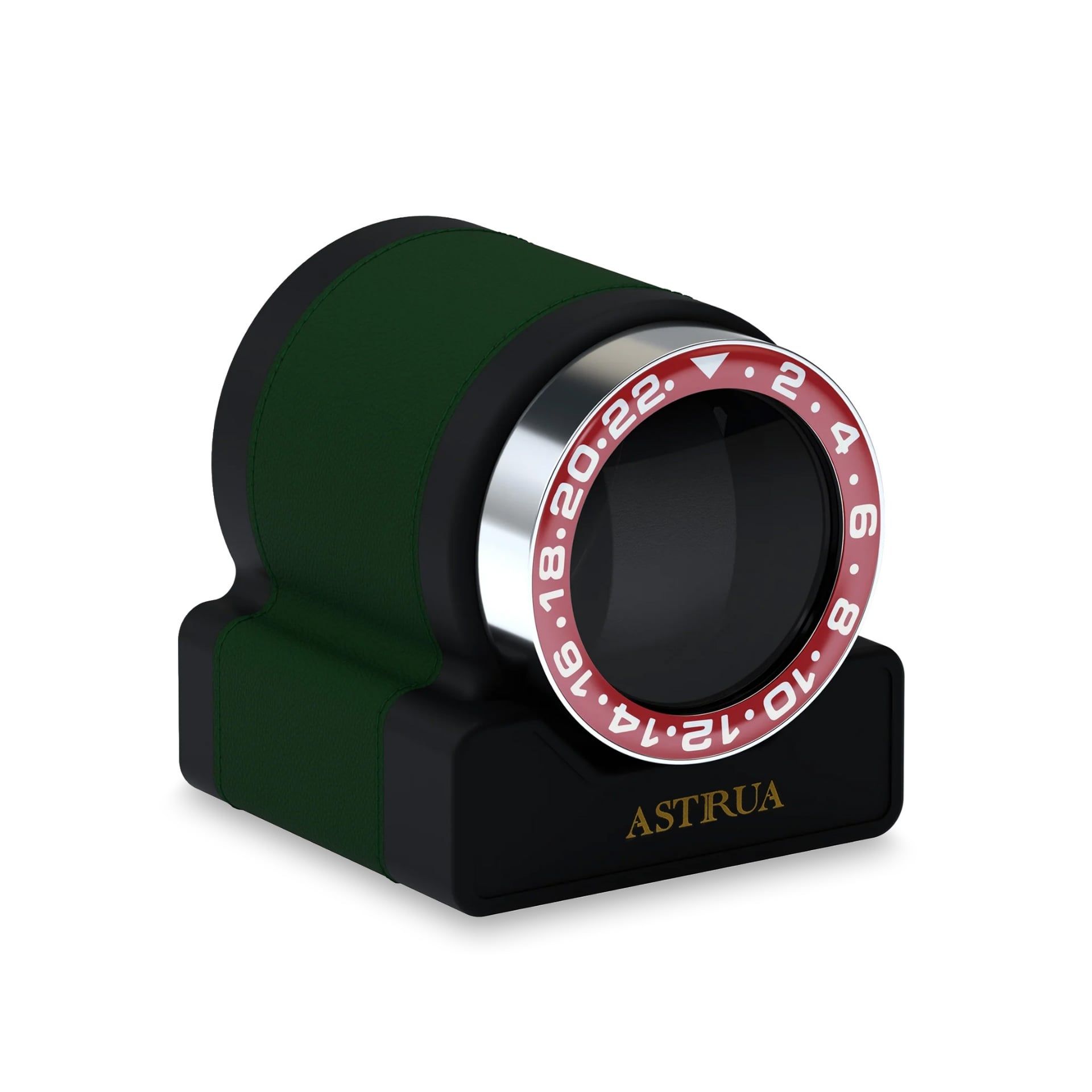 Scatola Del Tempo Rotor One Sport Pelle Grana Dollaro Verde Ghiera Rossa  ROTOR-ONE