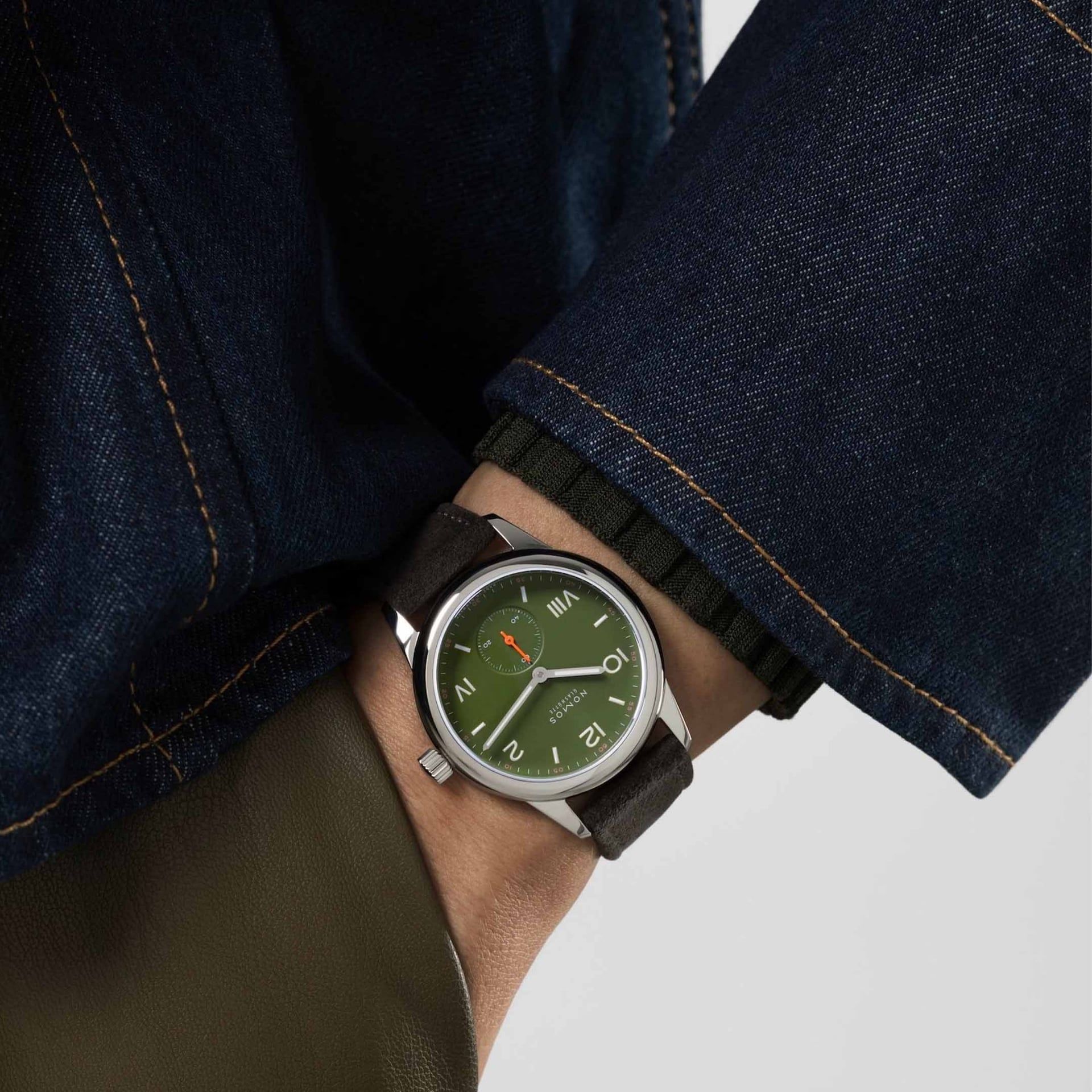 NOMOS Club Campus All Olive 36 MM 707