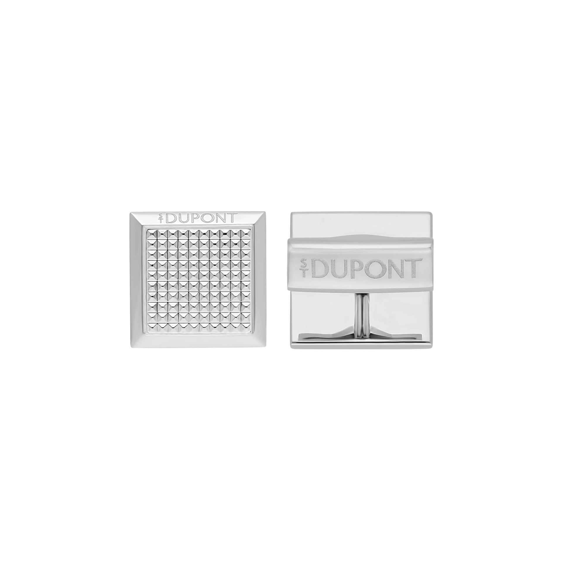 S. T. Dupont Gemelli Quadrati Punta di Diamante Argentati  005857