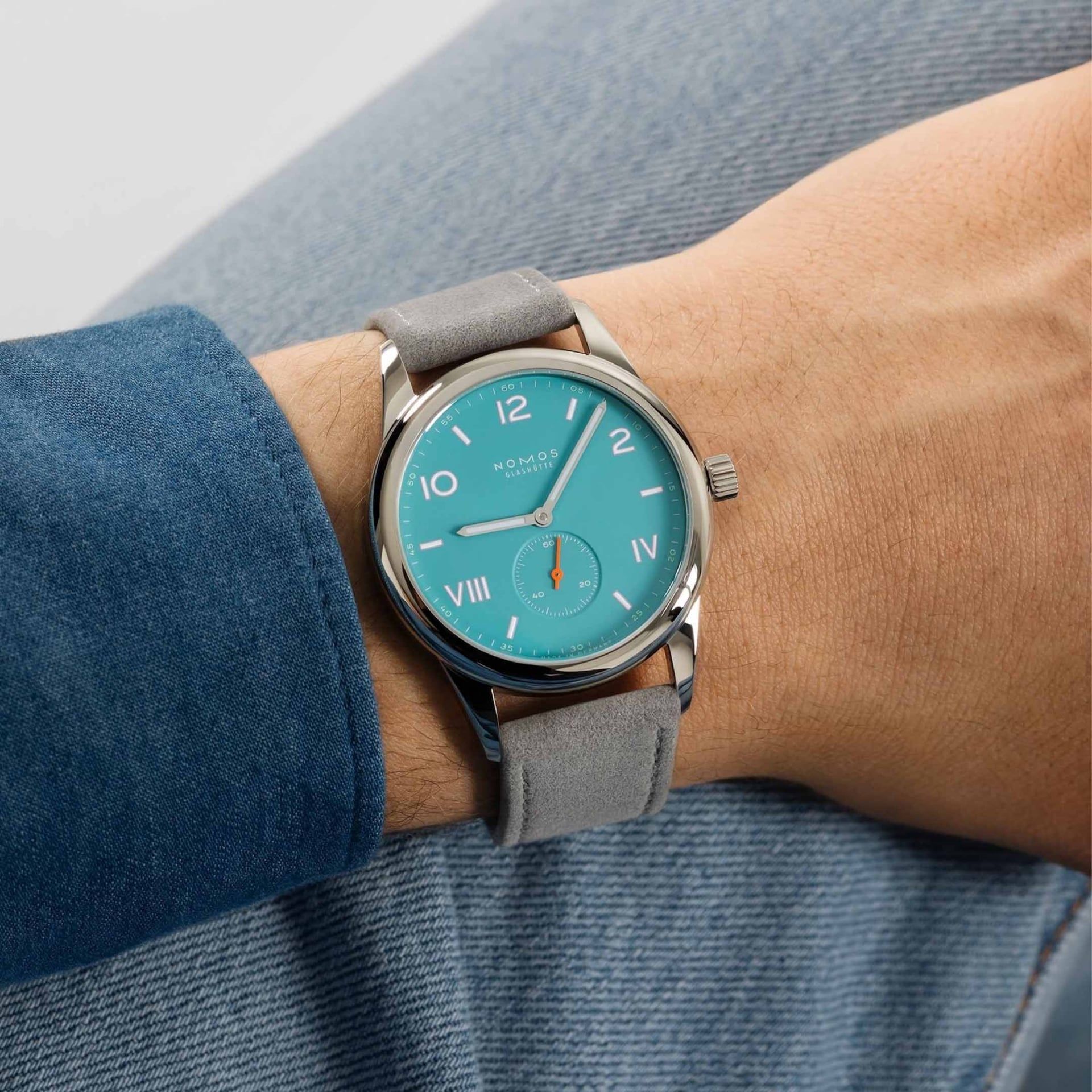 NOMOS Glashütte Club Campus 38 Endless Blue 38,5 MM 724
