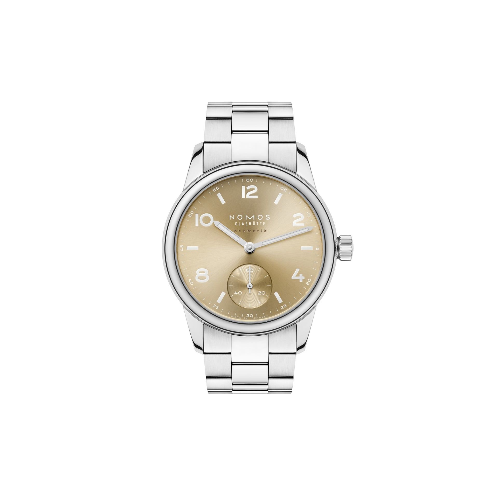 NOMOS Glashütte Club Sport Neomatik 34 Gold 34 MM 755