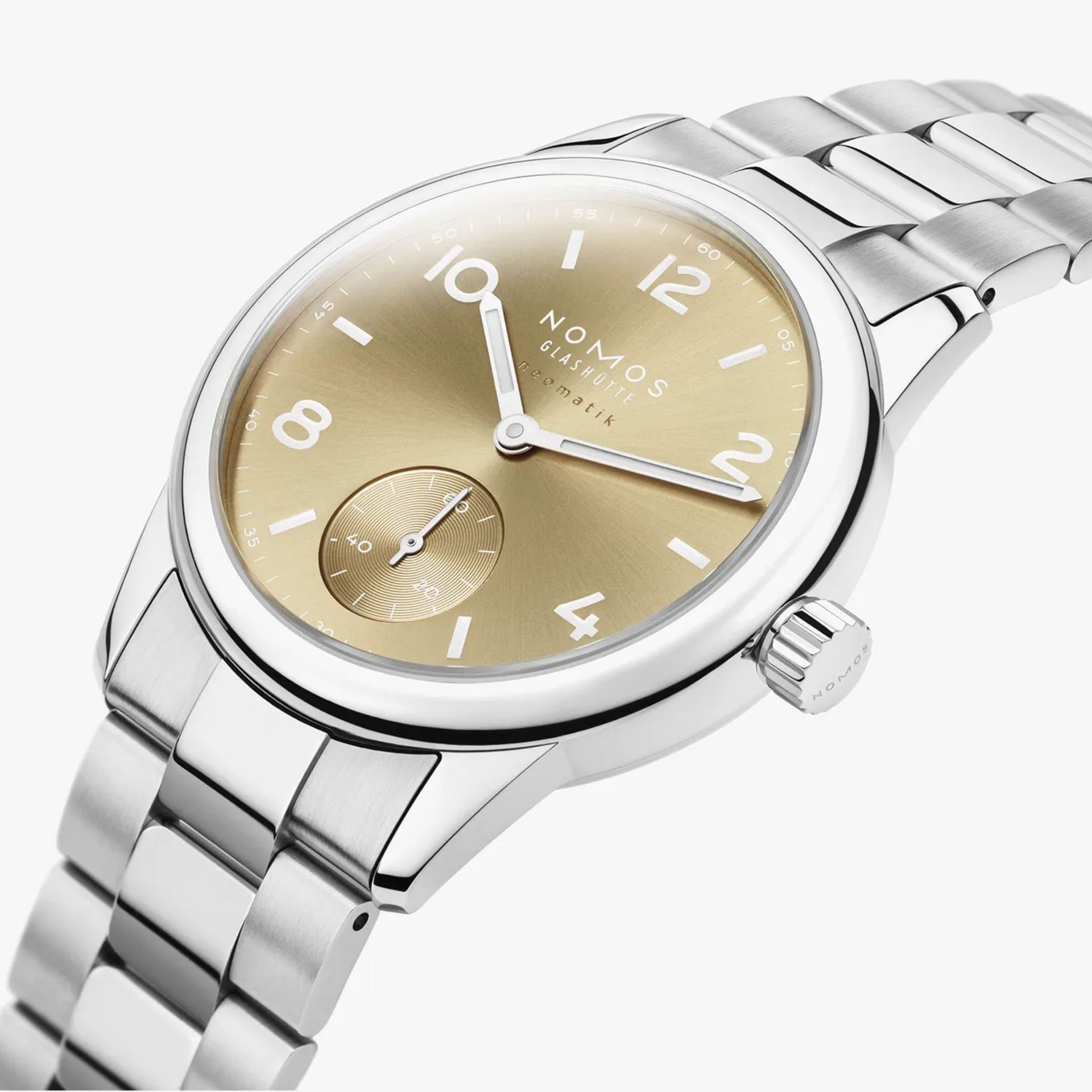 NOMOS Glashütte Club Sport Neomatik 34 Gold 34 MM 755