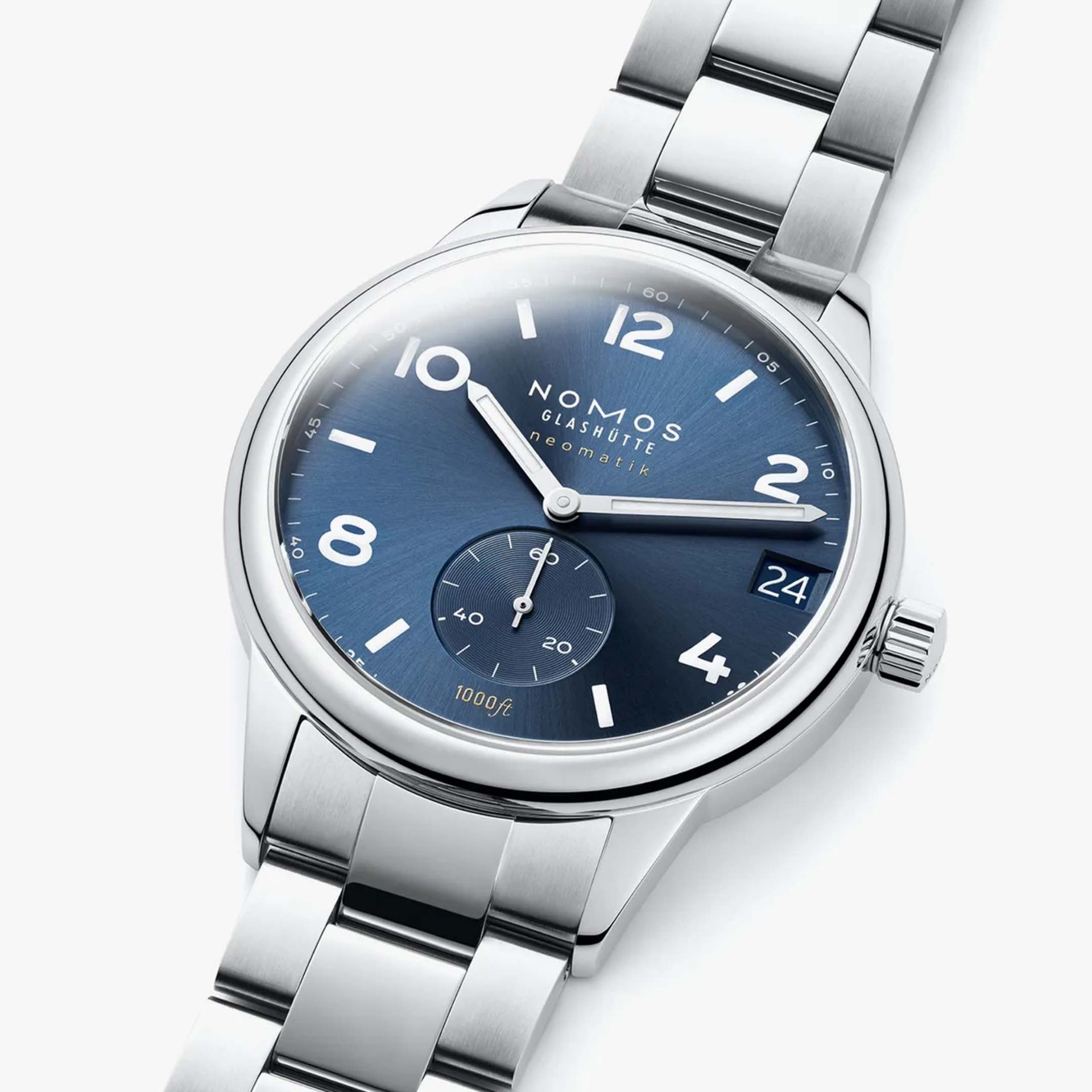 NOMOS Glashütte Club Sport Neomatik 42 Datario Blu 42 MM 782