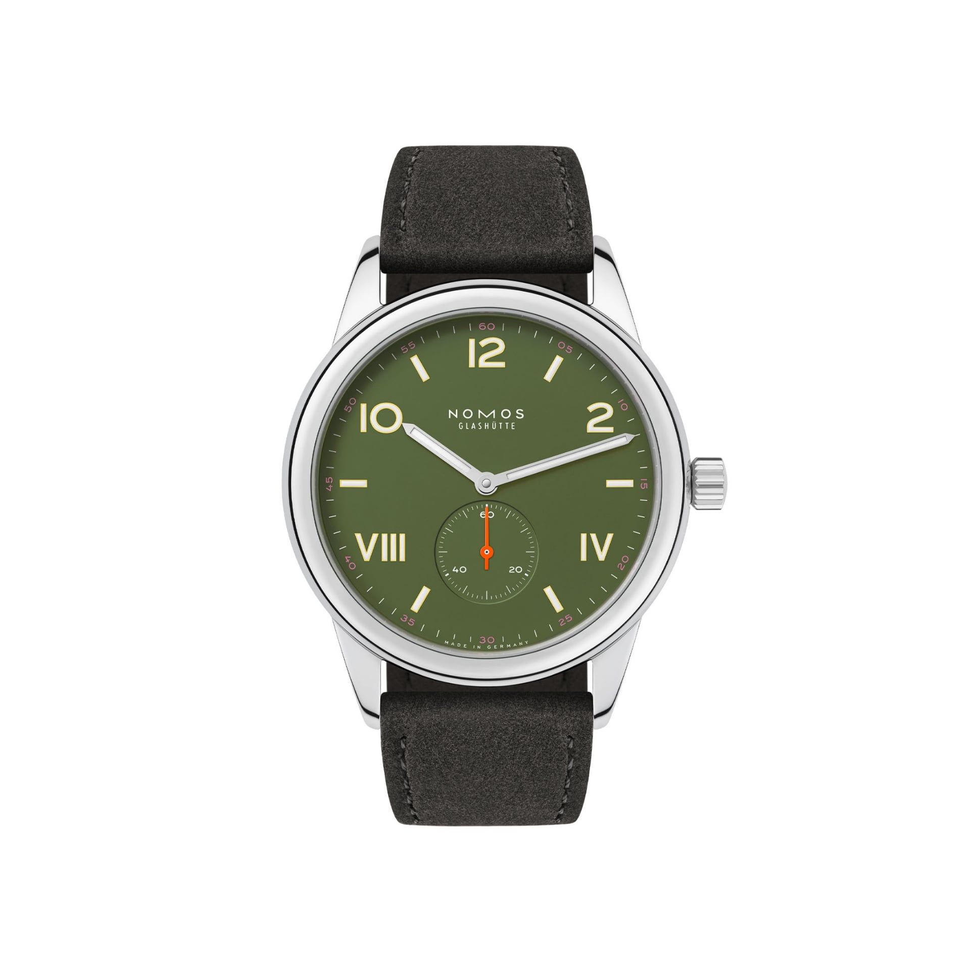 NOMOS Glashütte Club Campus 38 All Olive 38,5 MM 739