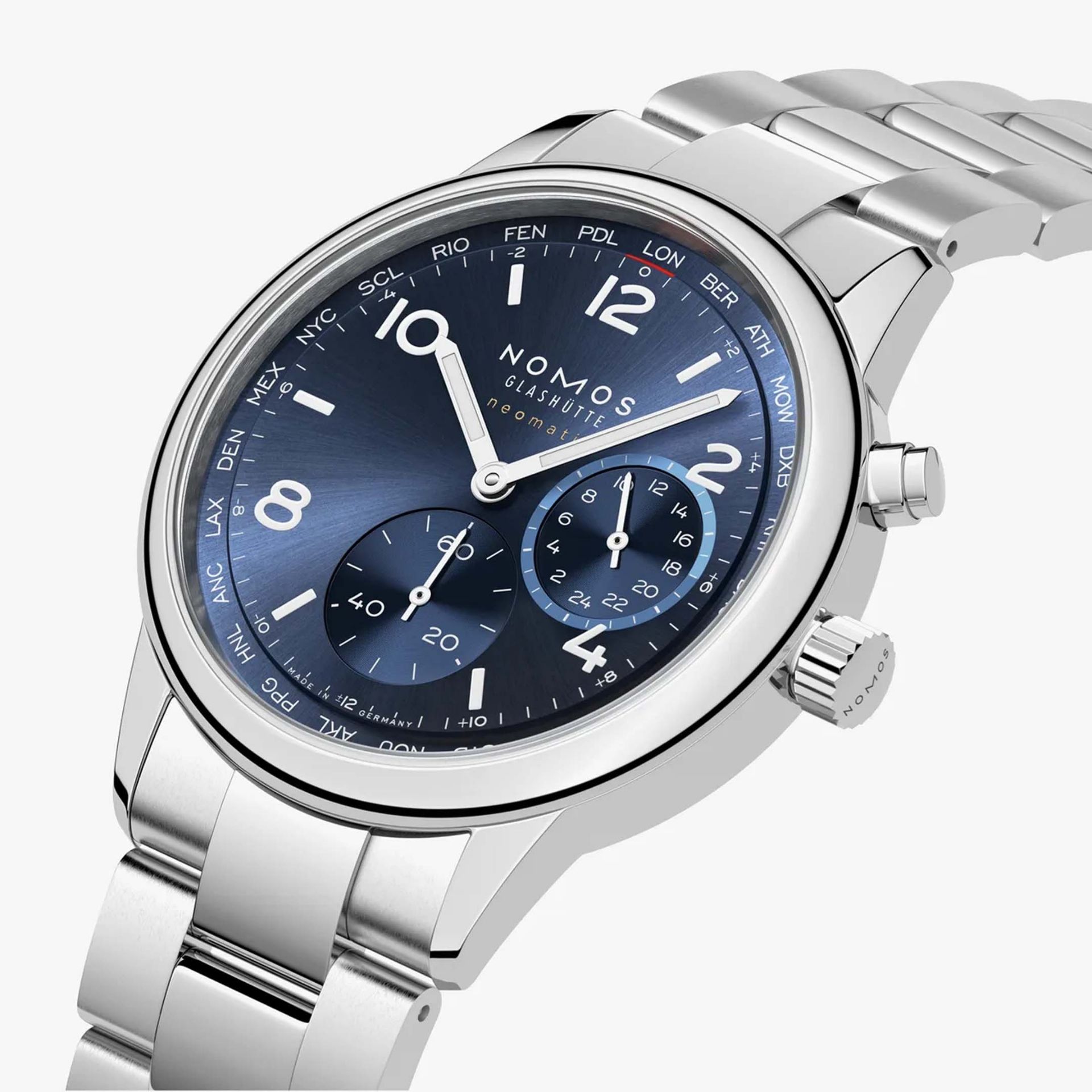 NOMOS Glashütte Club Sport Neomatik Ore Nel Mondo Blu 40 MM 790