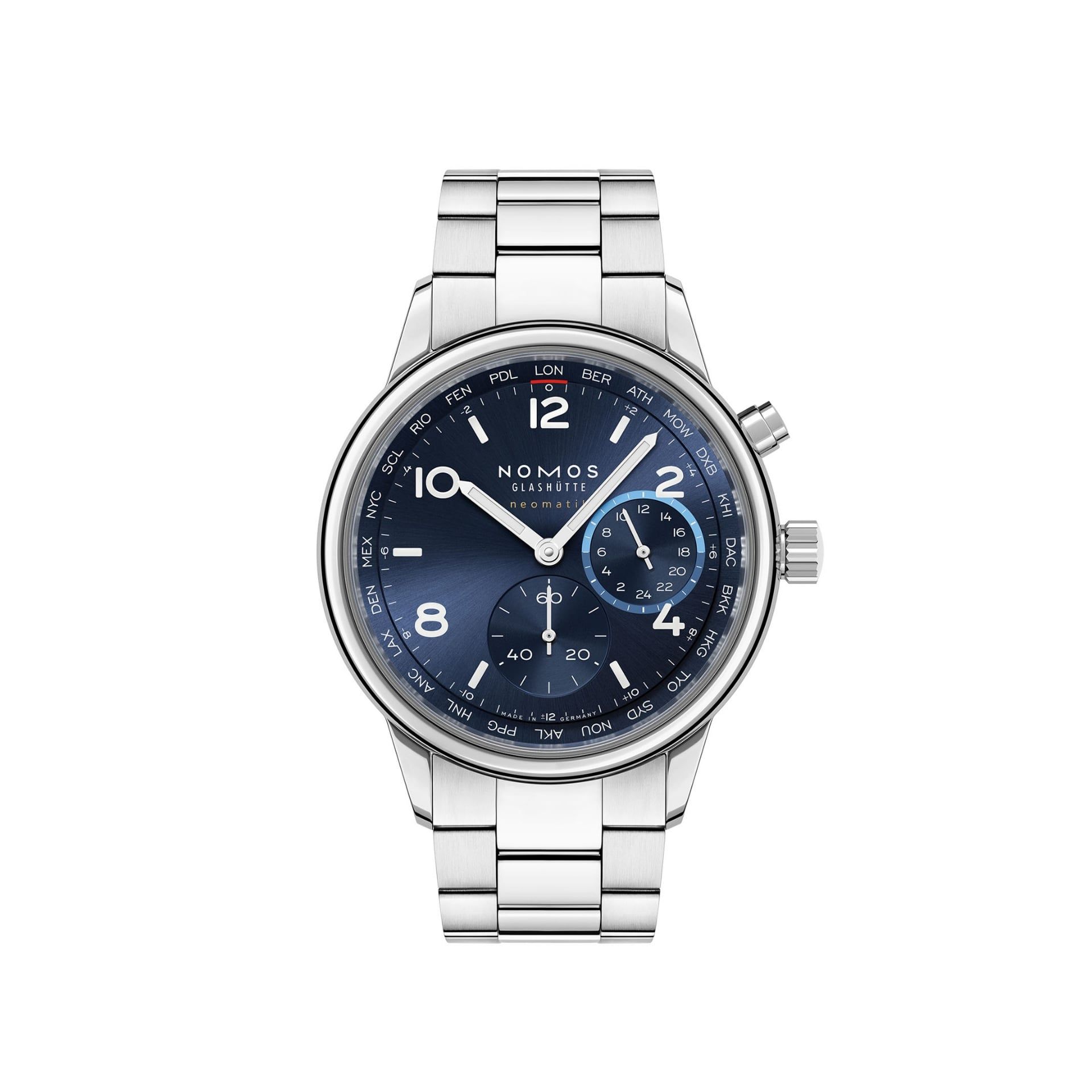 NOMOS Glashütte Club Sport Neomatik Ore Nel Mondo Blu 40 MM 790