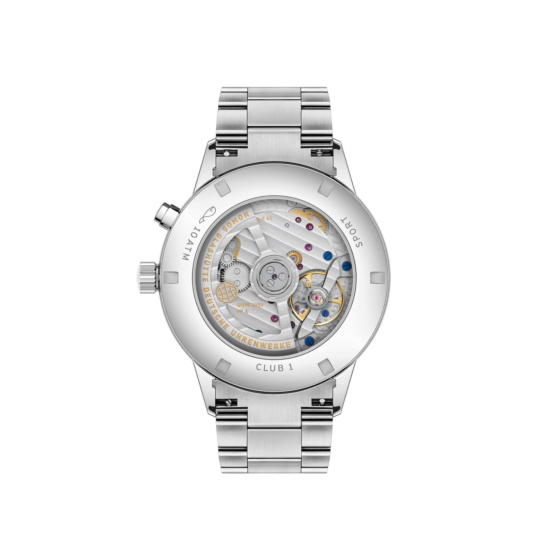 NOMOS Glashütte Club Sport Neomatik Ore Nel Mondo Argento 40 MM 791