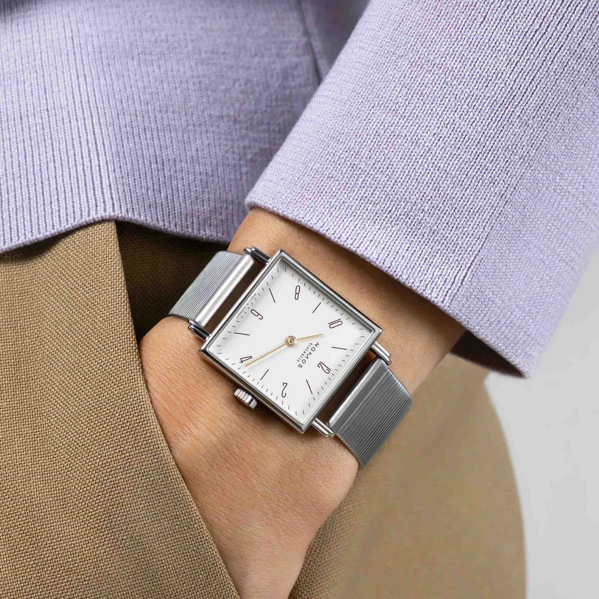 NOMOS Glashütte Tetra 27 Duo Doré 27,5 X 27,5 MM 405