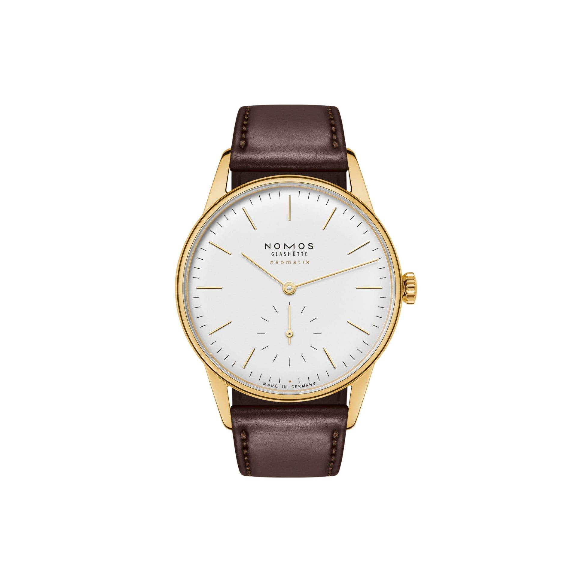 NOMOS Glashütte Orion Oro Neomatik Doré 36,4 MM 349