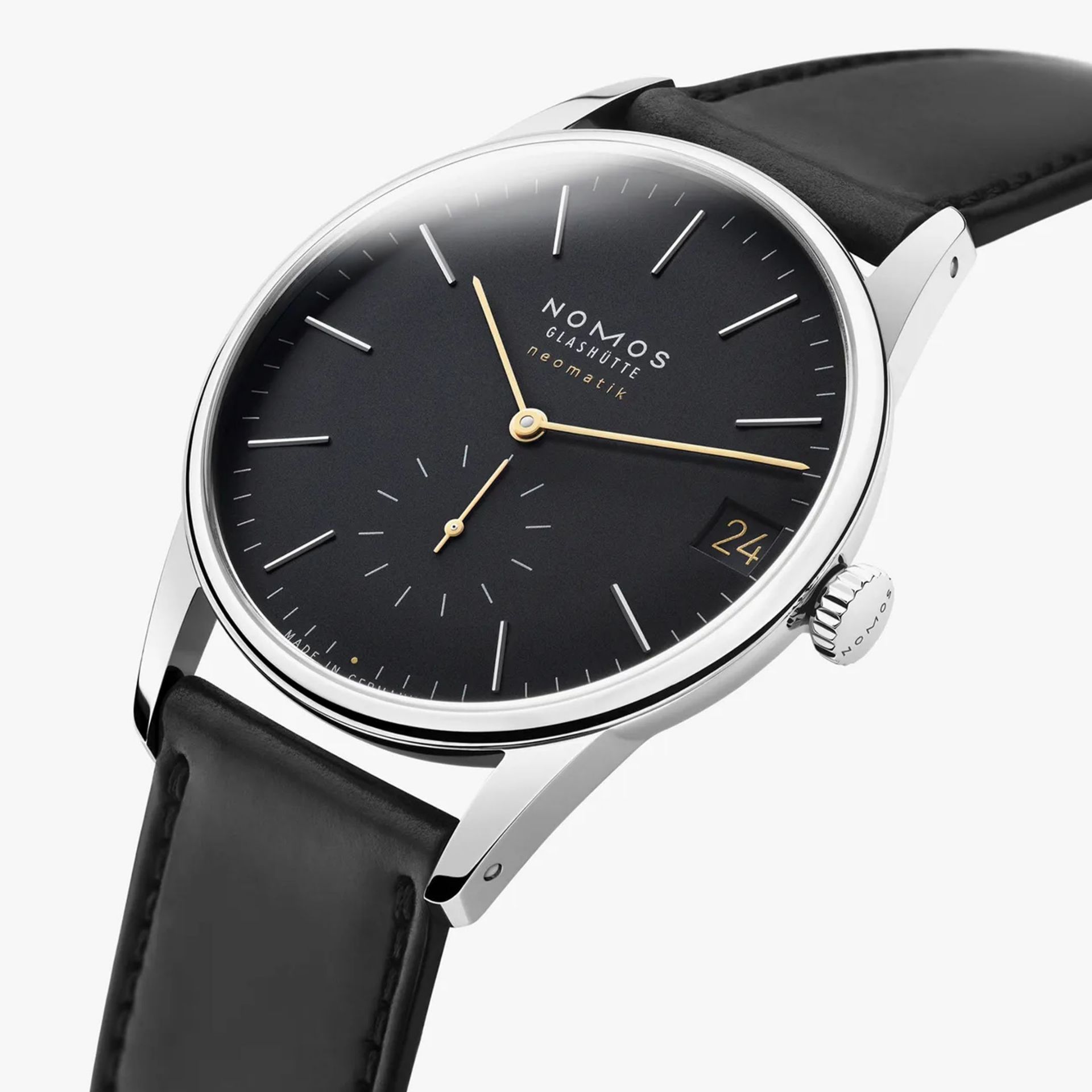NOMOS Glashütte Orion Neomatik 41 Datario New Black 40.5 MM 366