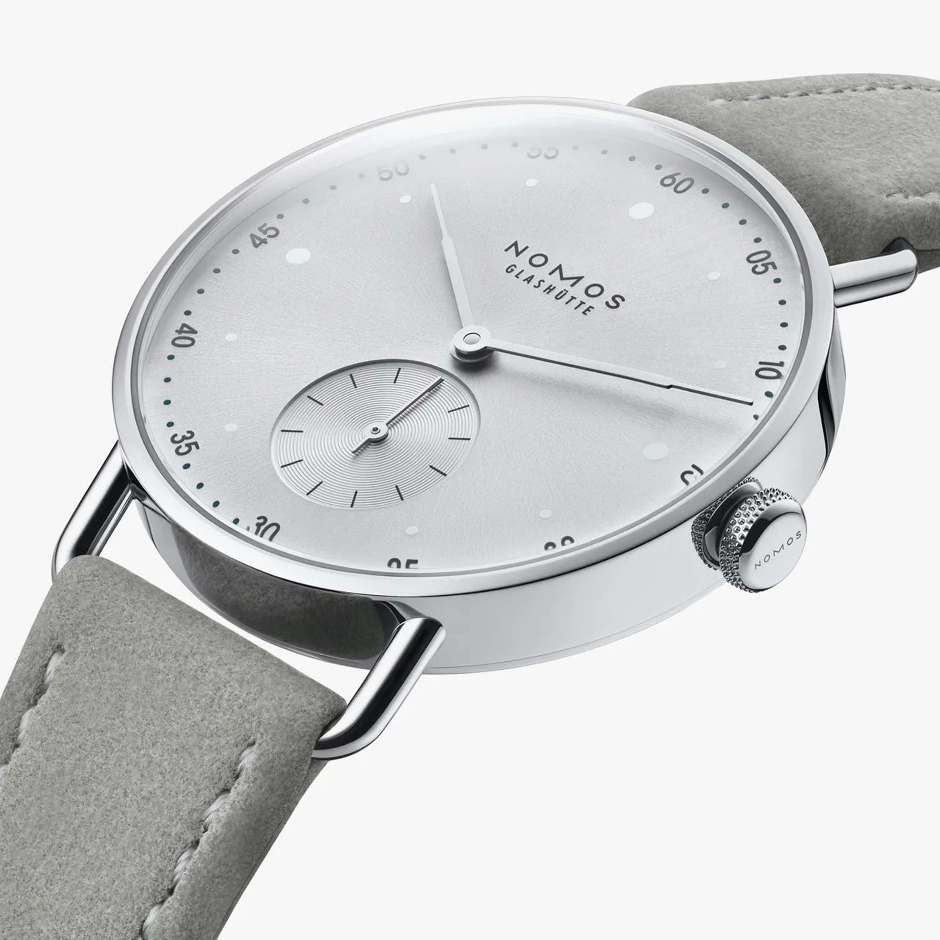 NOMOS Glashütte Metro 33 All Silver 33 MM 1122