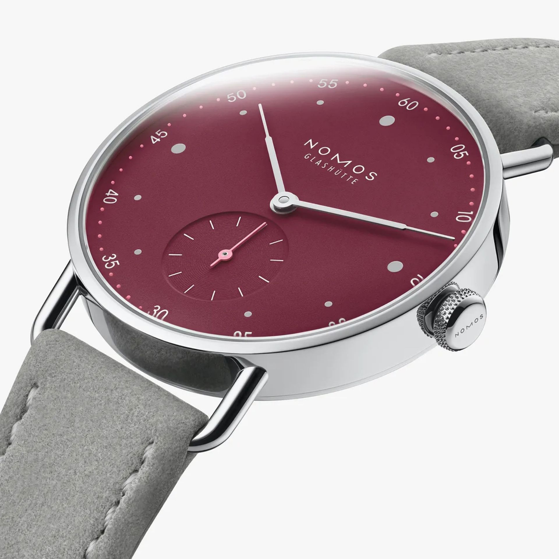 NOMOS Glashütte Metro 33 Muted Red 33 MM 1123