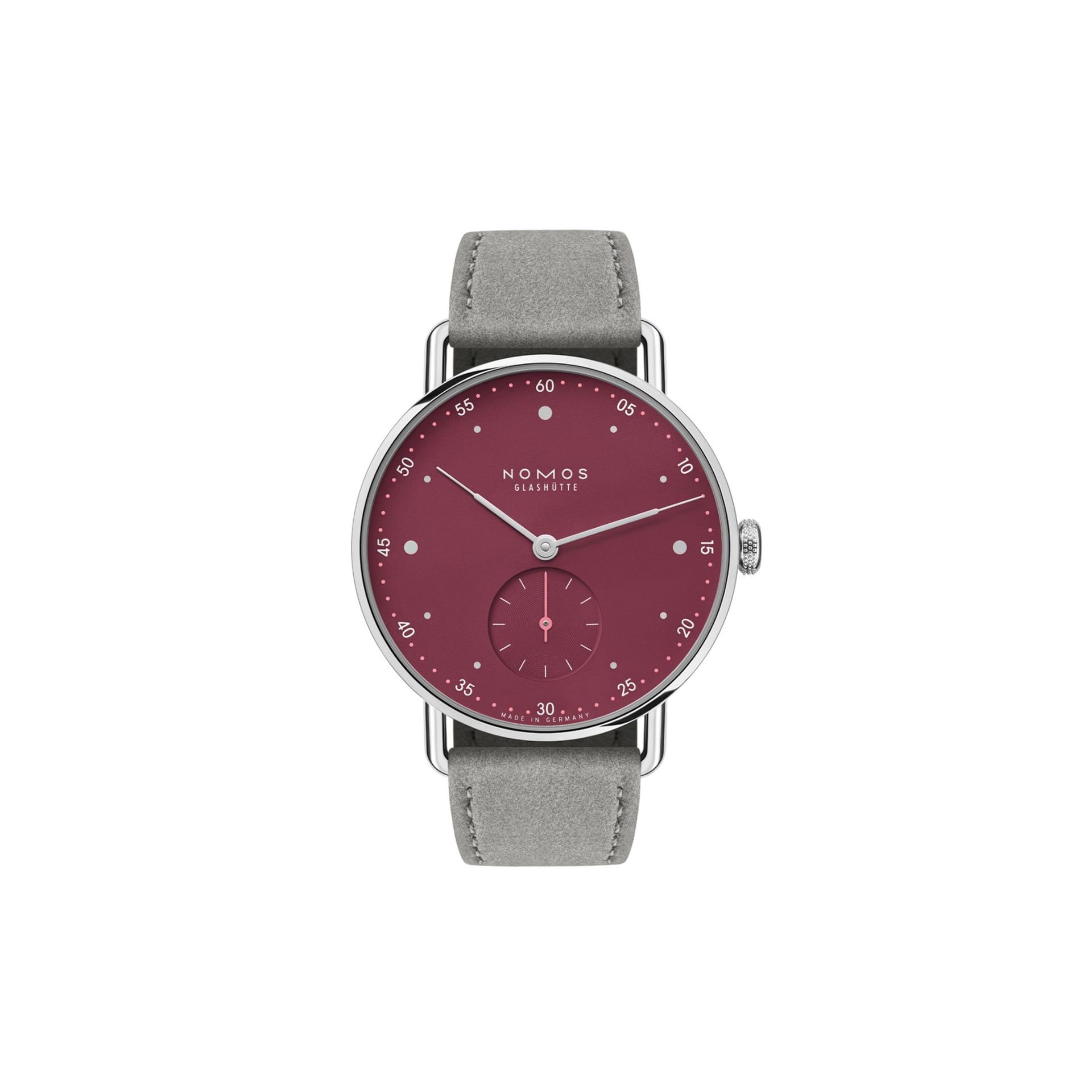 NOMOS Glashütte Metro 33 Muted Red 33 MM 1123