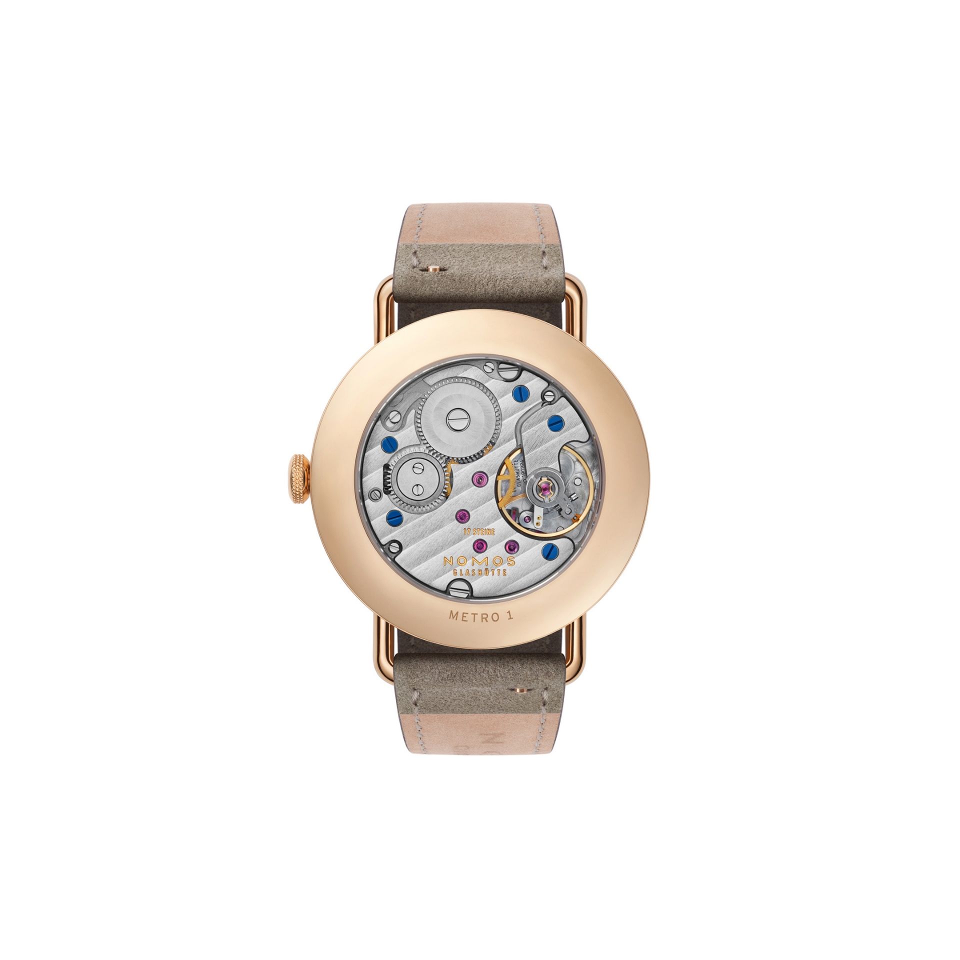 NOMOS Glashütte Metro Oro Rosa 33 33 MM 1170