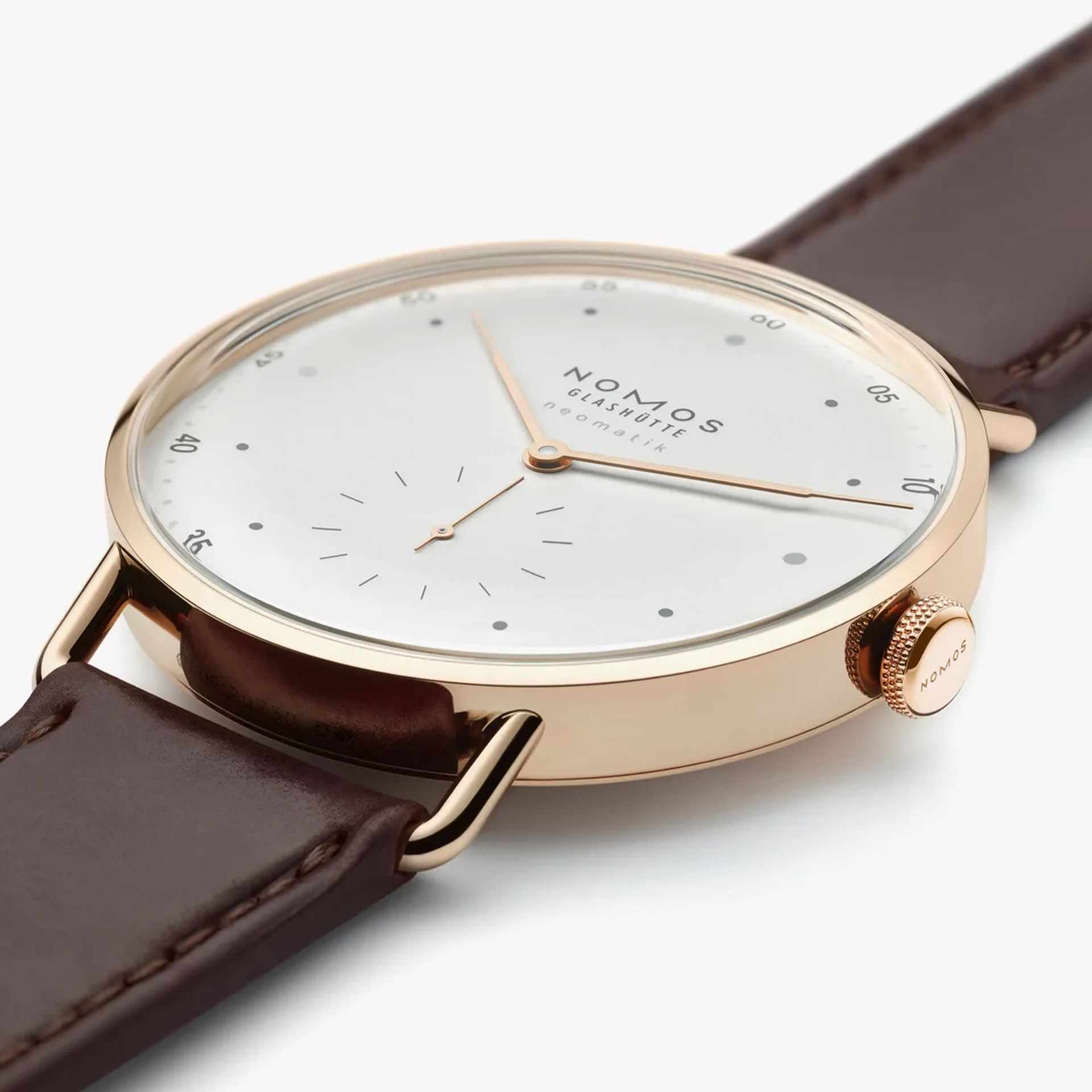 NOMOS Glashütte Metro Oro Rosa Neomatik 39 38.5 MM 1180