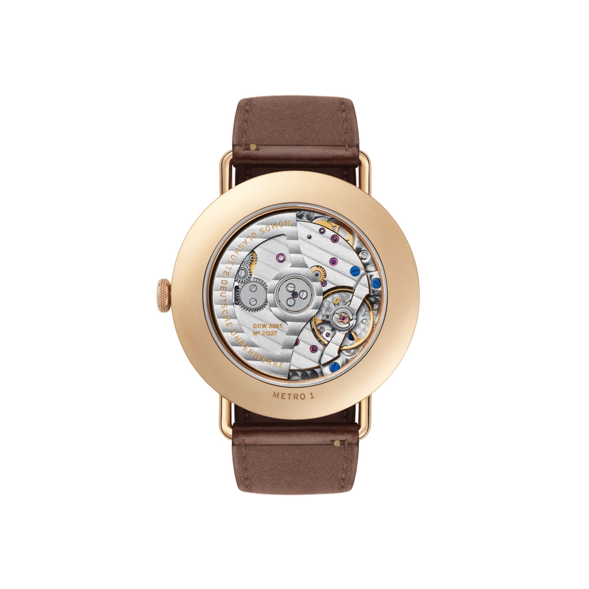 NOMOS Glashütte Metro Oro Rosa Neomatik 39 38.5 MM 1180