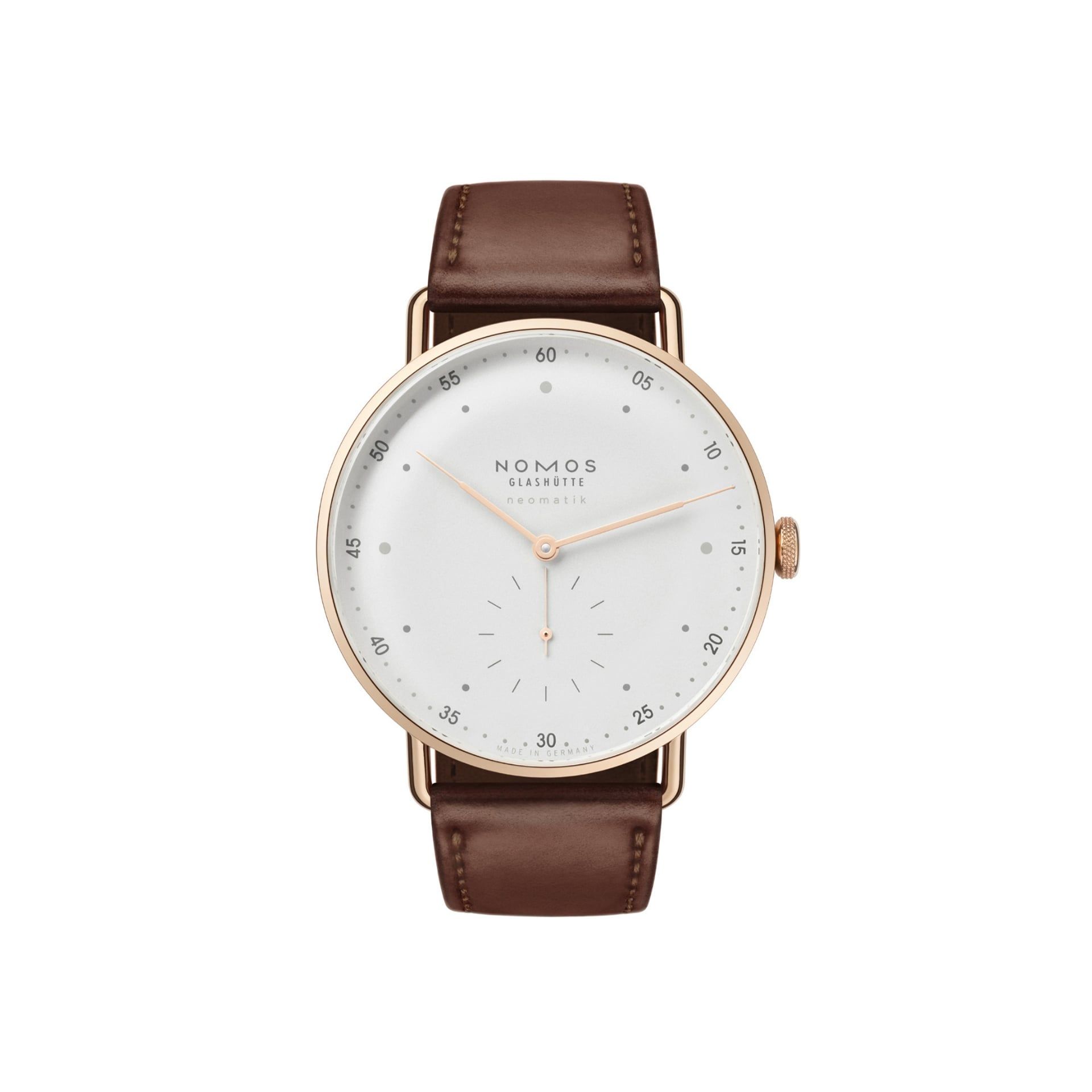NOMOS Glashütte Metro Oro Rosa Neomatik 39 38.5 MM 1180