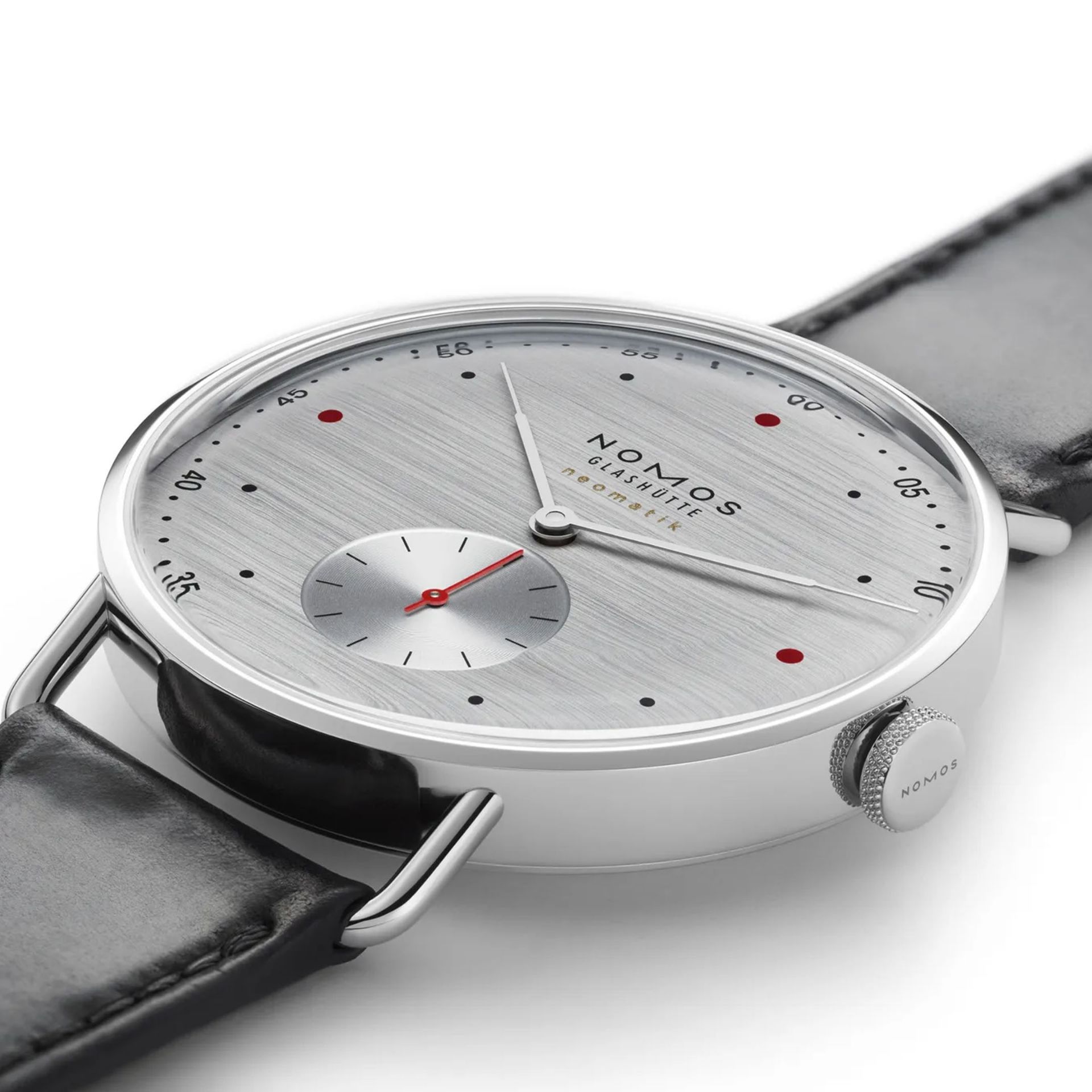 NOMOS Glashütte Metro Neomatik 39 Silvercut 38.5 MM 1114