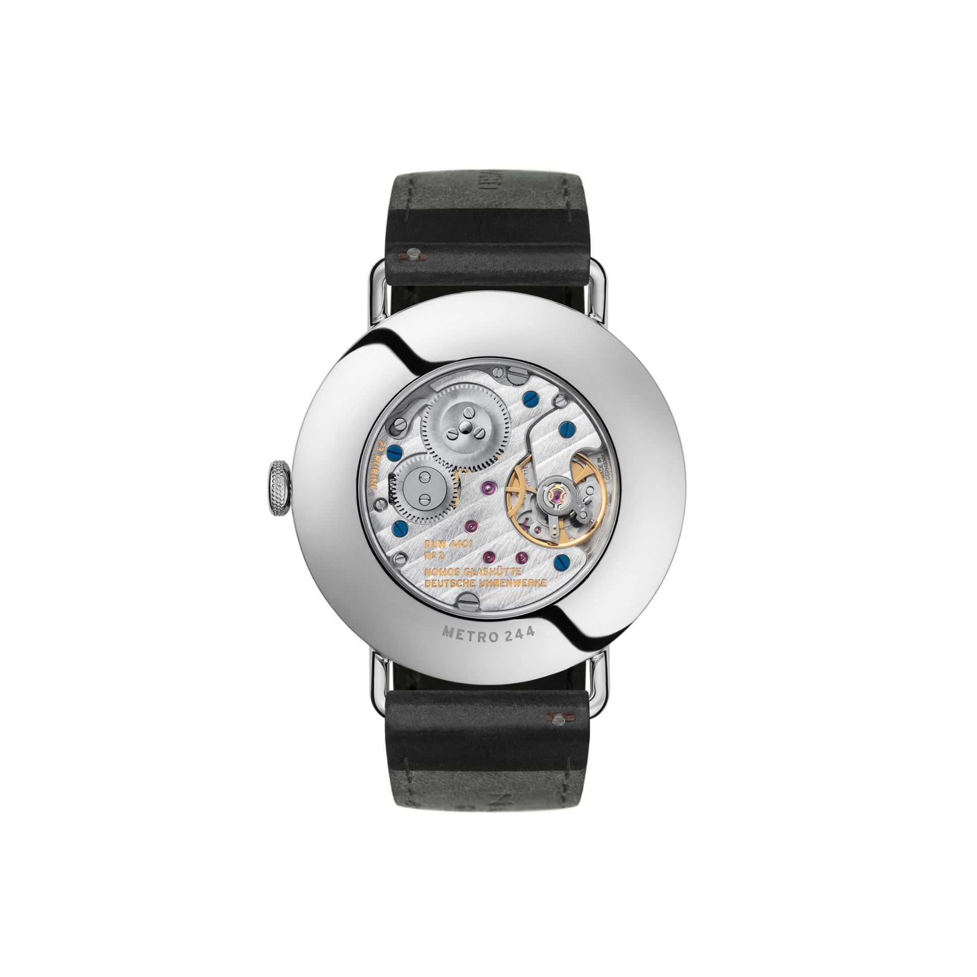 NOMOS Glashütte Metro Datario Indicatore di Carica 37 MM 1101