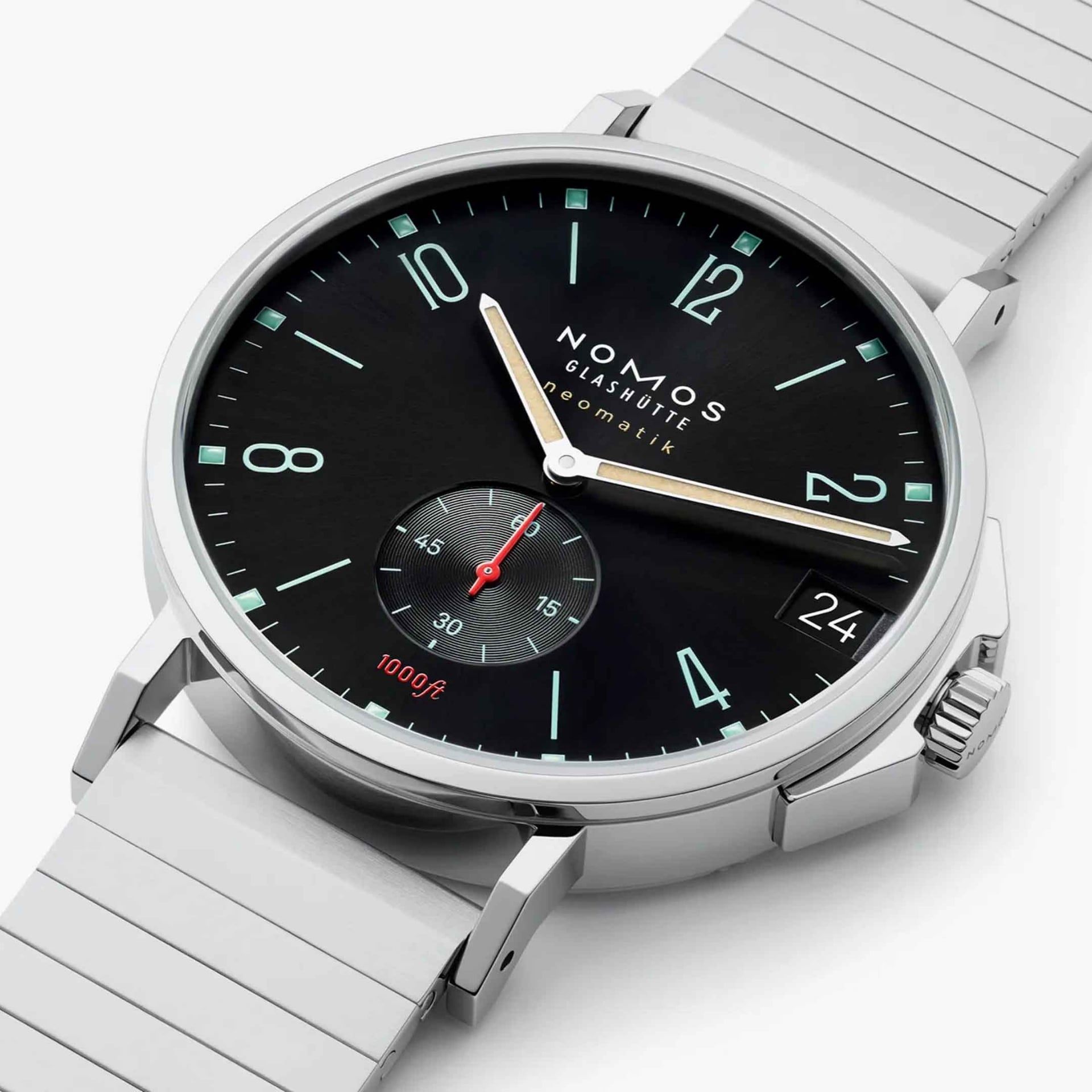 NOMOS Glashütte Tangente Sport Neomatik 42 Datario Blu Nero 42 MM 581
