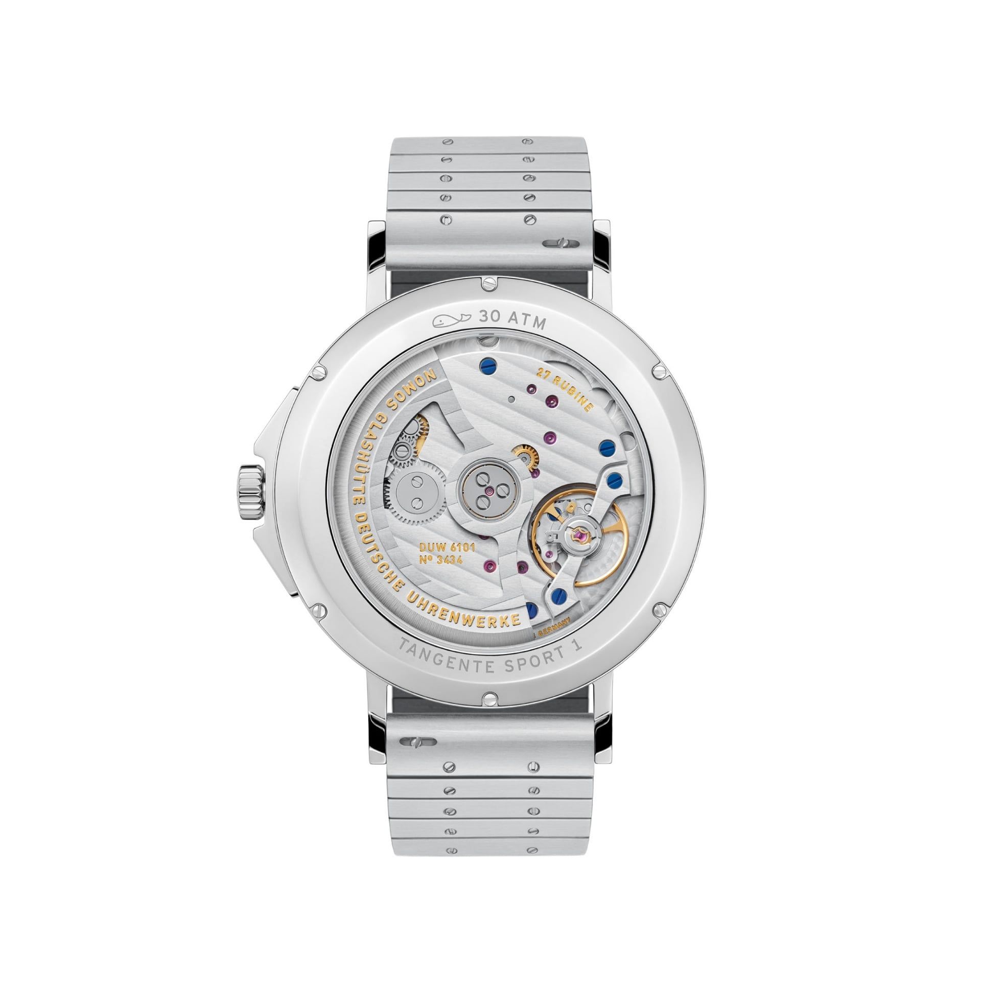 NOMOS Glashütte Tangente Sport Neomatik 42 Datario Blu Nero 42 MM 581