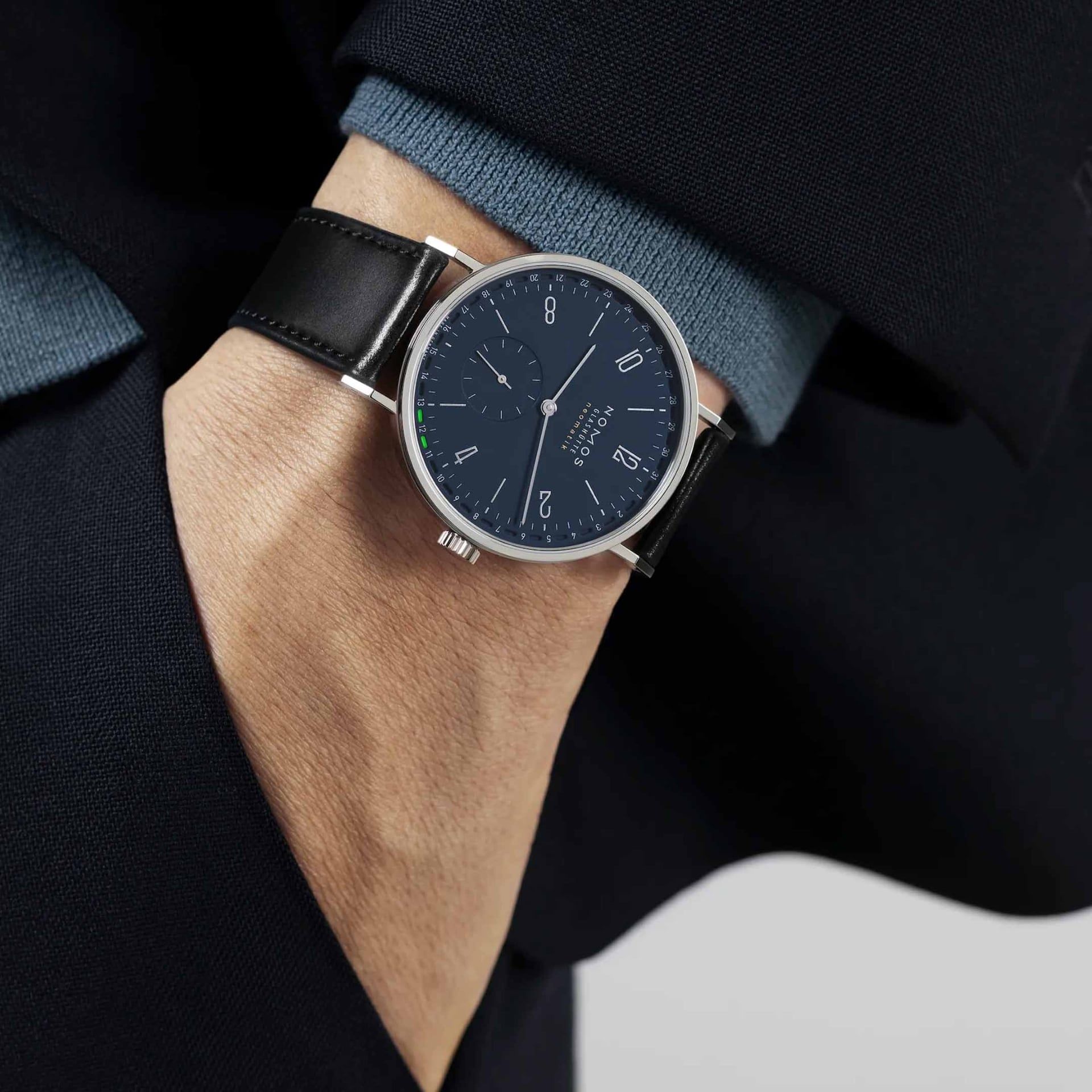 NOMOS Glashütte Tangente Neomatik 41 Update Blu Notte 40,5 MM 182