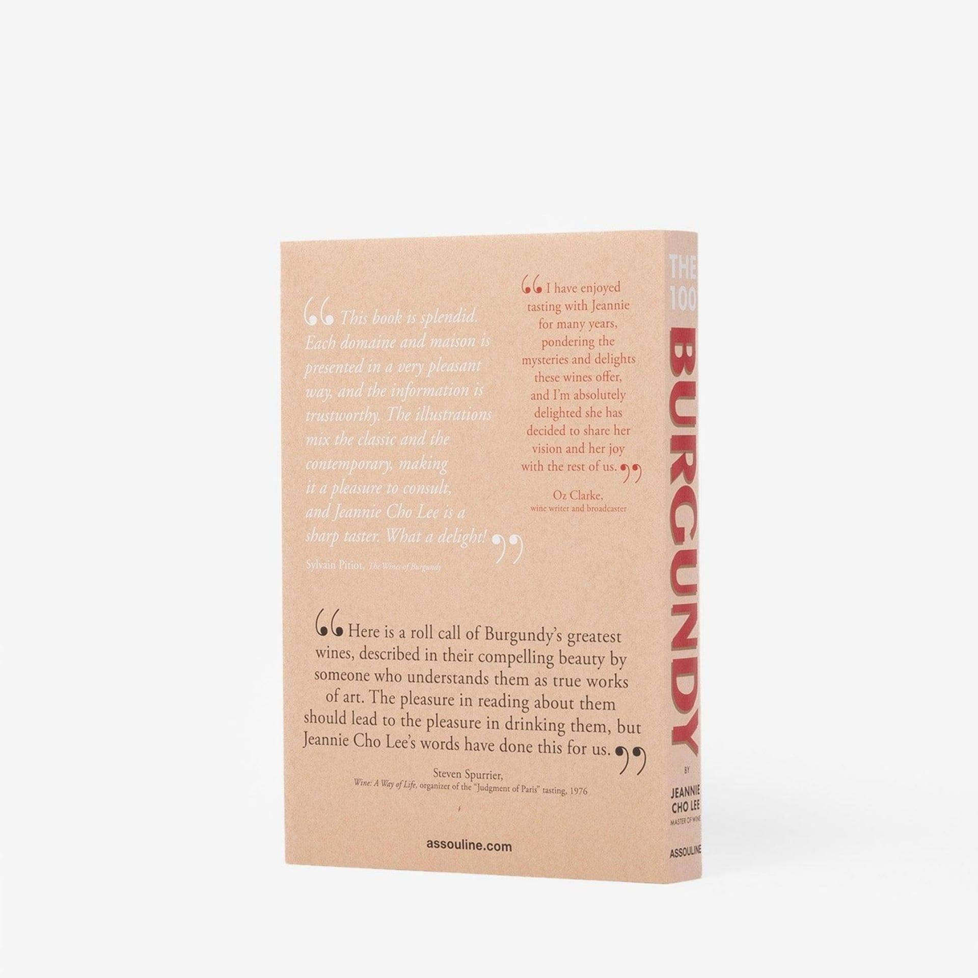 ASSOULINE Libro The 100 Burgundy: Exceptional Wines to Build a Dream Cellar 19 x 3 x H 28 CM 9781614288084