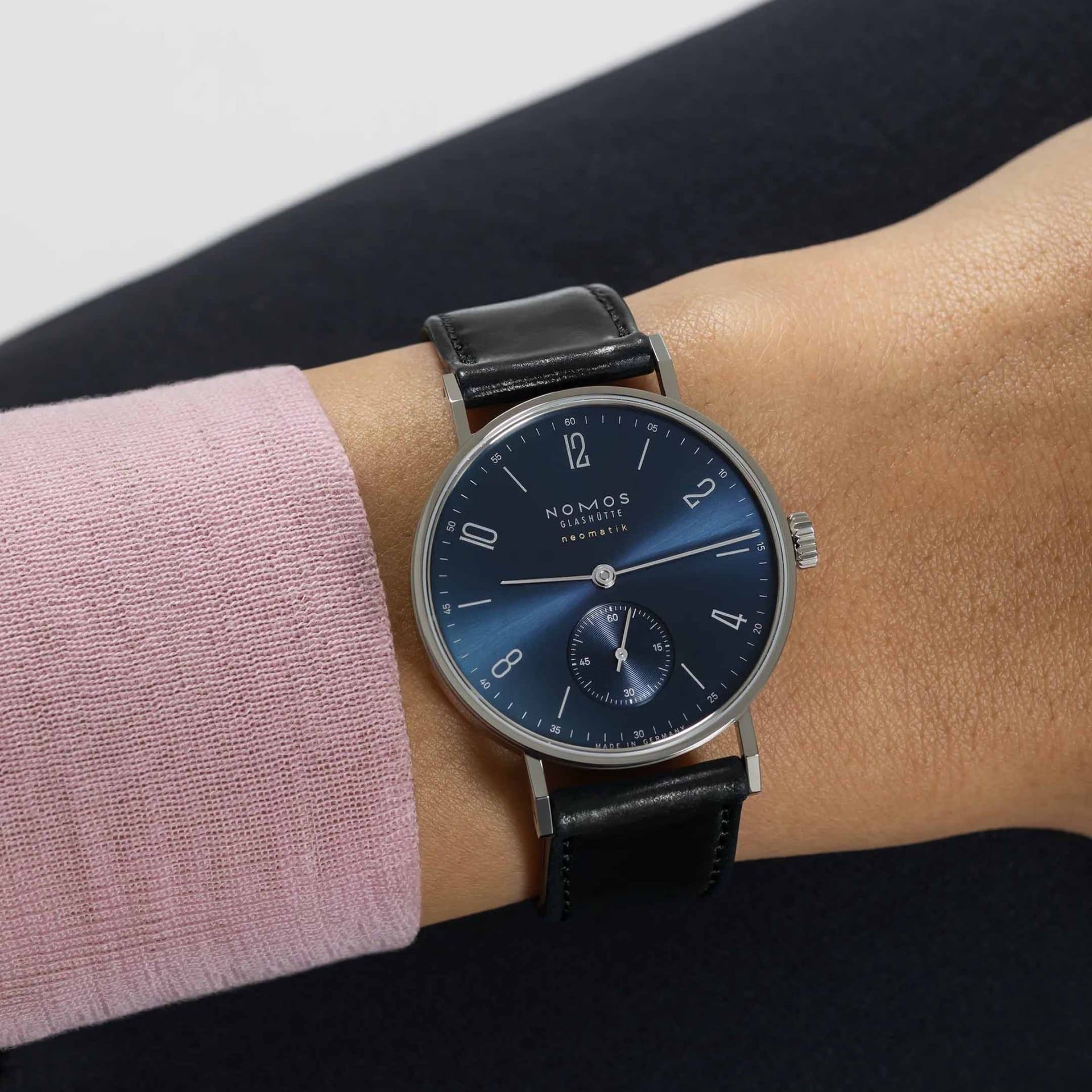 NOMOS Glashütte Tangente Neomatik Blu Oro 35 MM 190