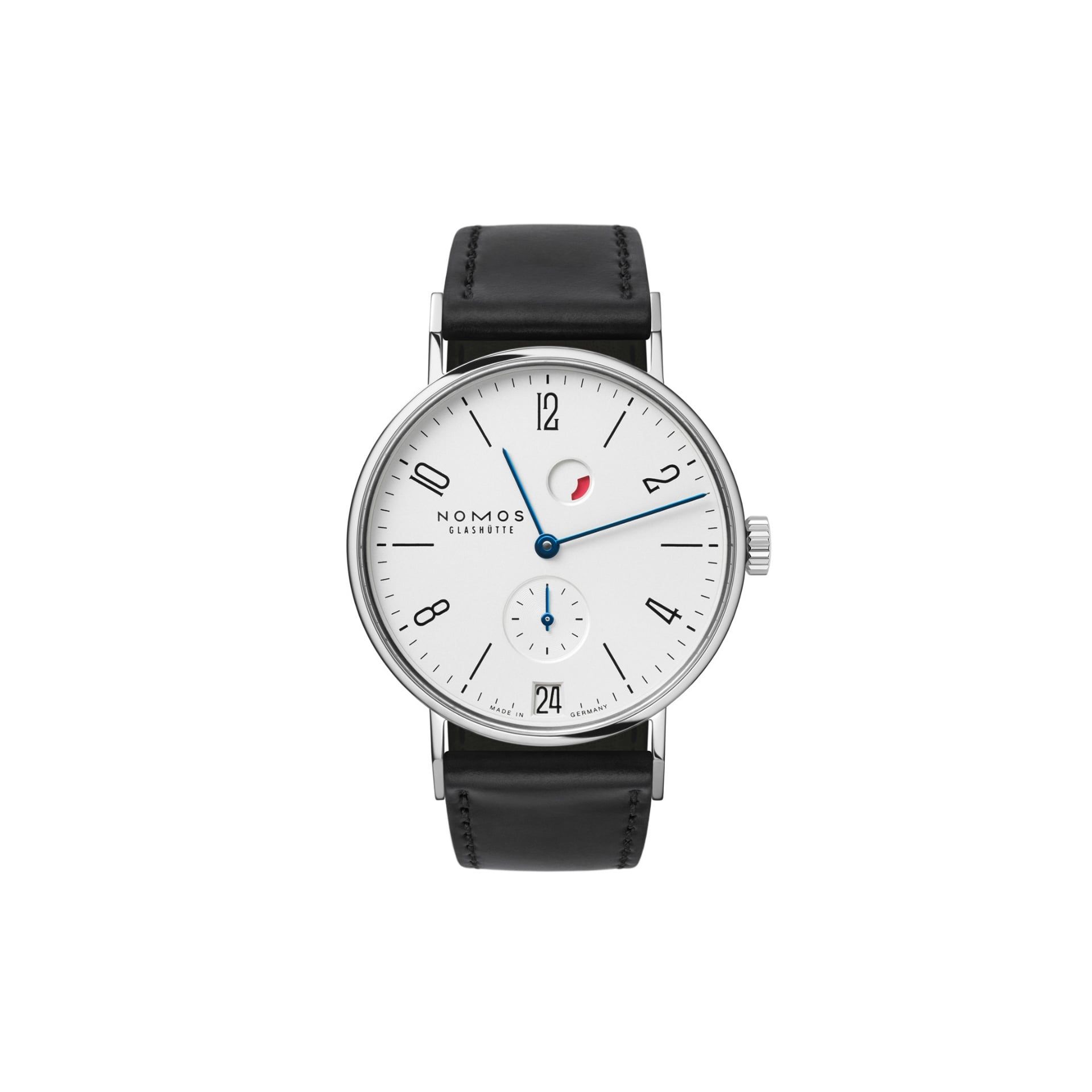 NOMOS Glashütte Tangente Datario Indicatore di Carica 35 MM 131