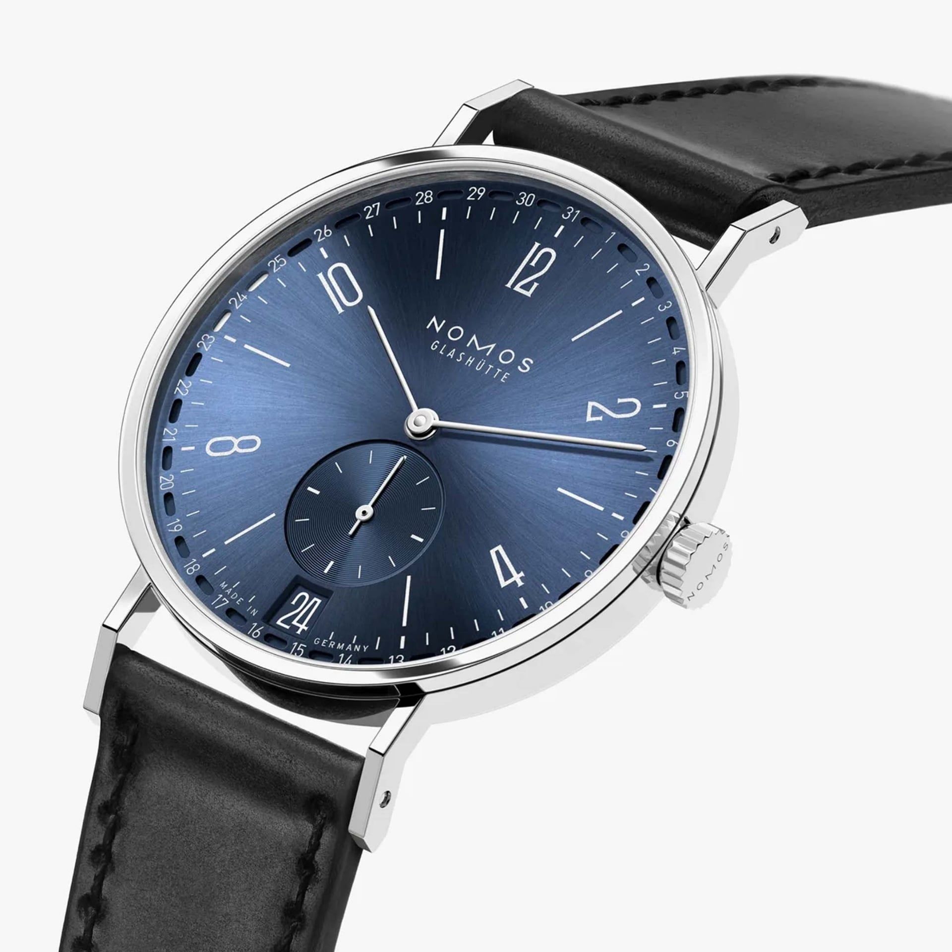 NOMOS Glashütte Tangente 2date Blu 37.5 MM 136