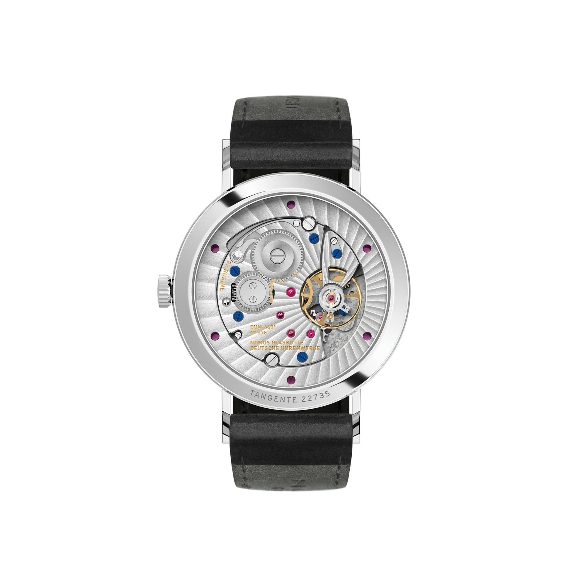 NOMOS Glashütte Tangente 2date Blu 37.5 MM 136