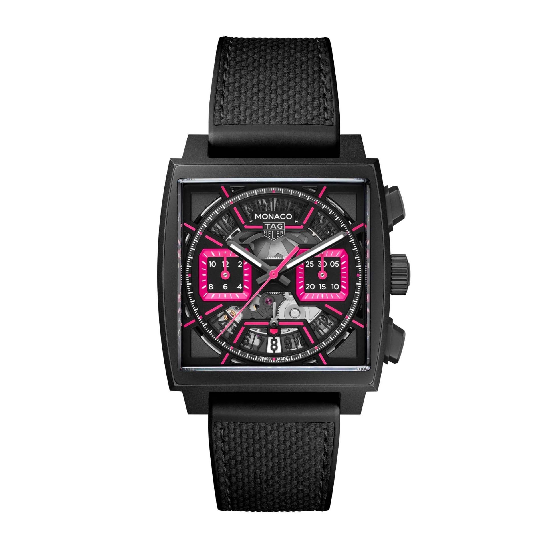 TAG HEUER Monaco Chronograph 39 MM CBL218B.FT6236