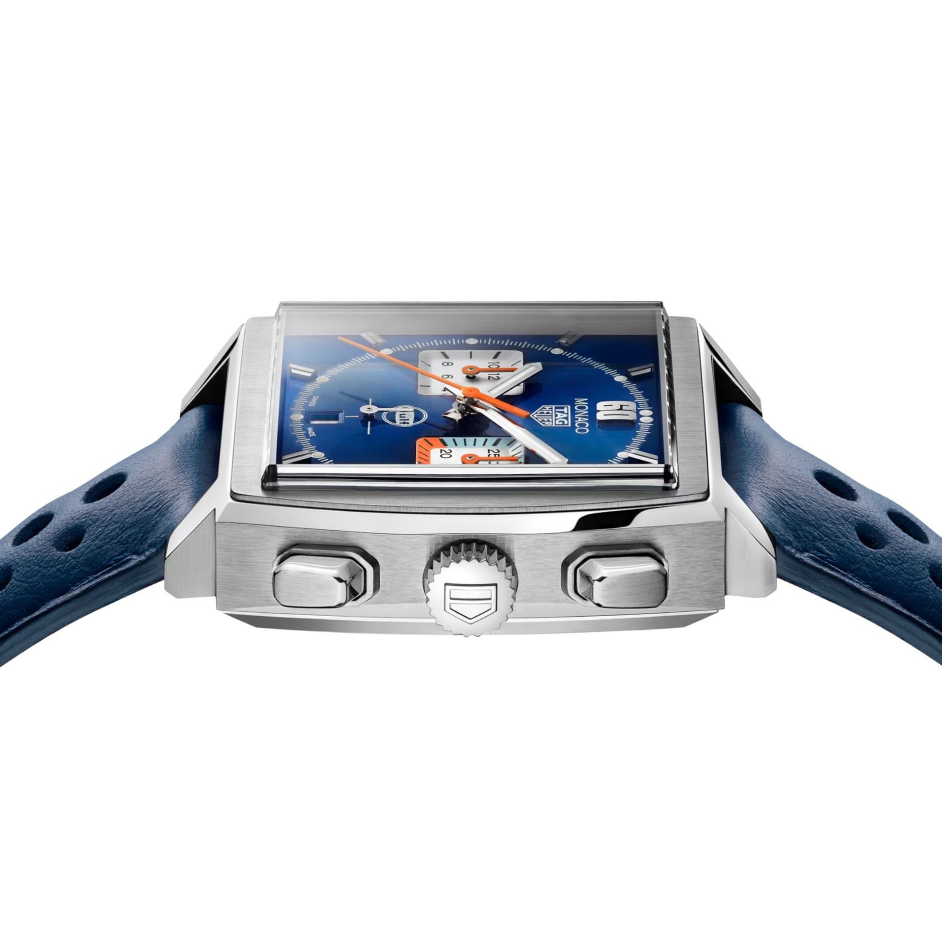 TAG HEUER Monaco Chronograph x Gulf 39 MM CBL2115.FC6494