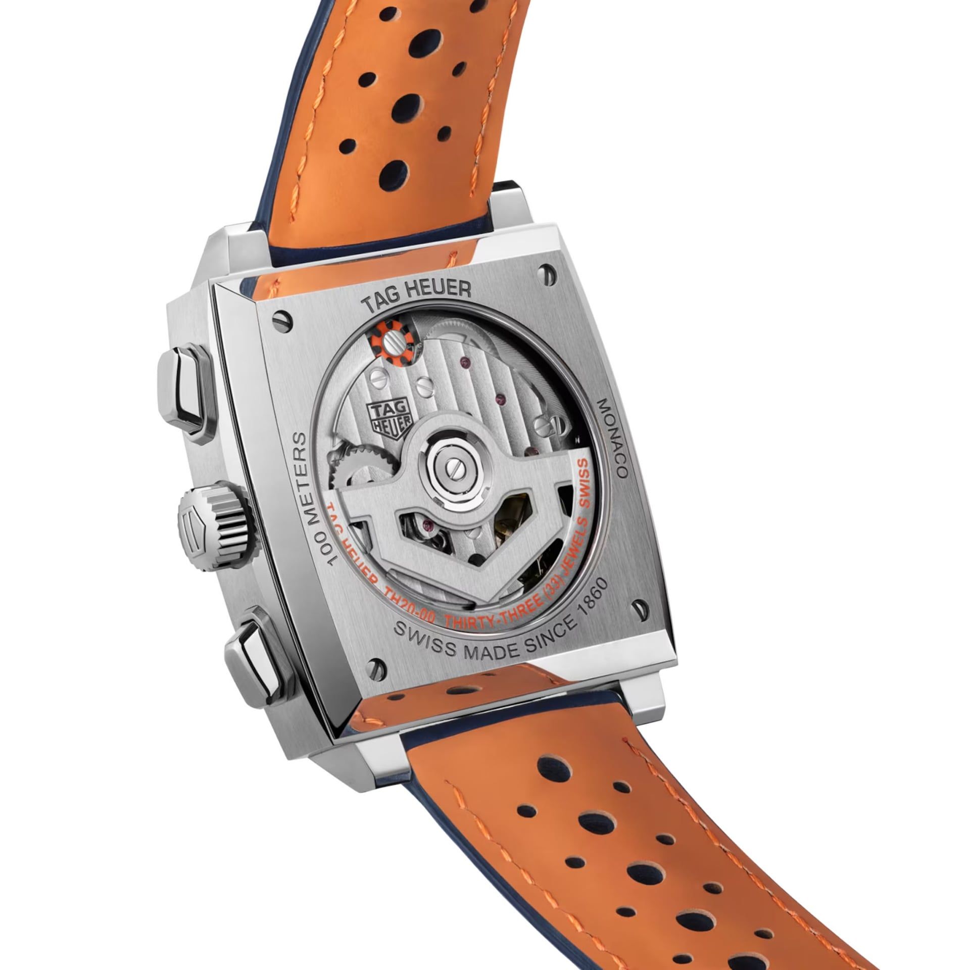 TAG HEUER Monaco Chronograph x Gulf 39 MM CBL2115.FC6494