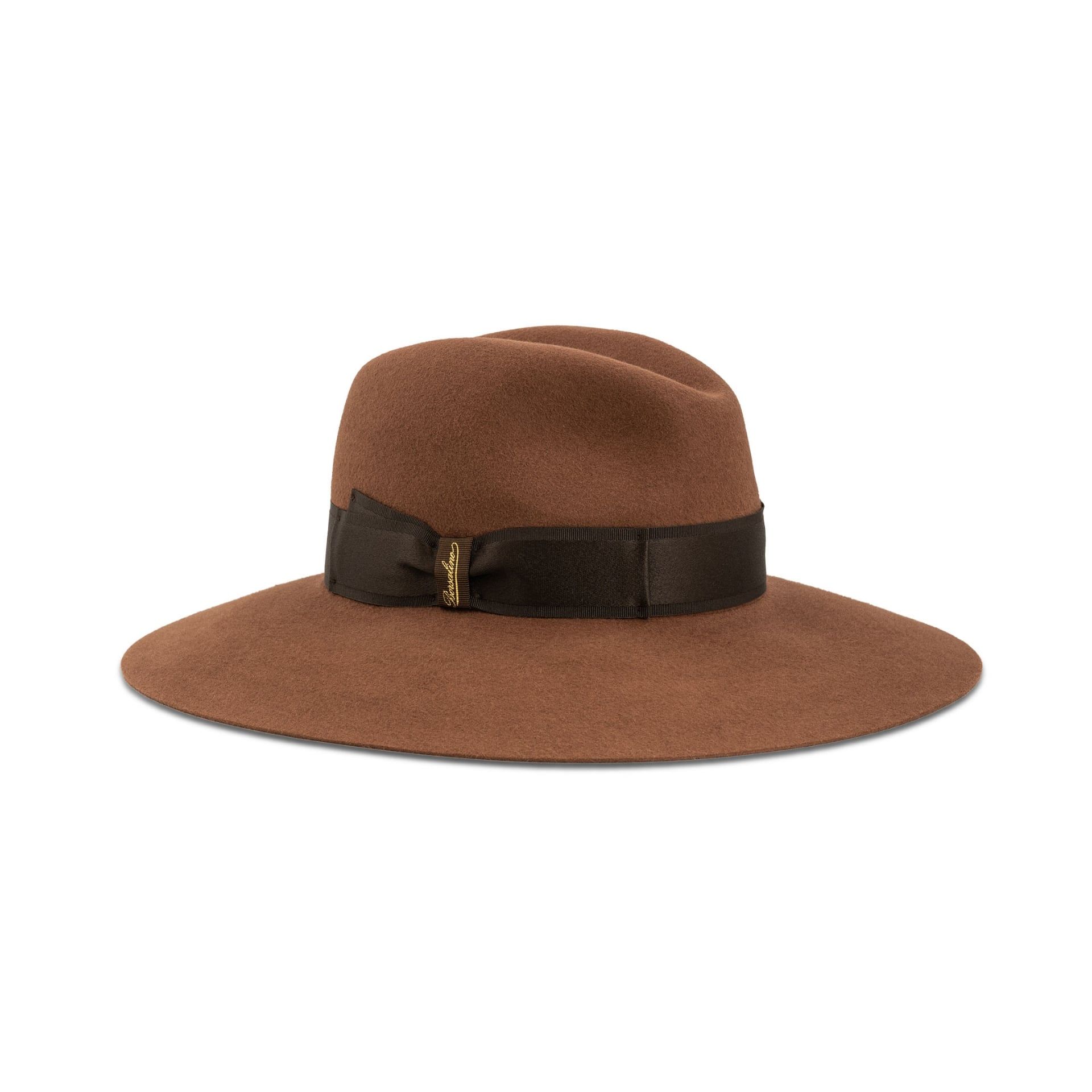 Borsalino Cappello Sophie Feltro Alessandria Cuoio  380037-B8L4