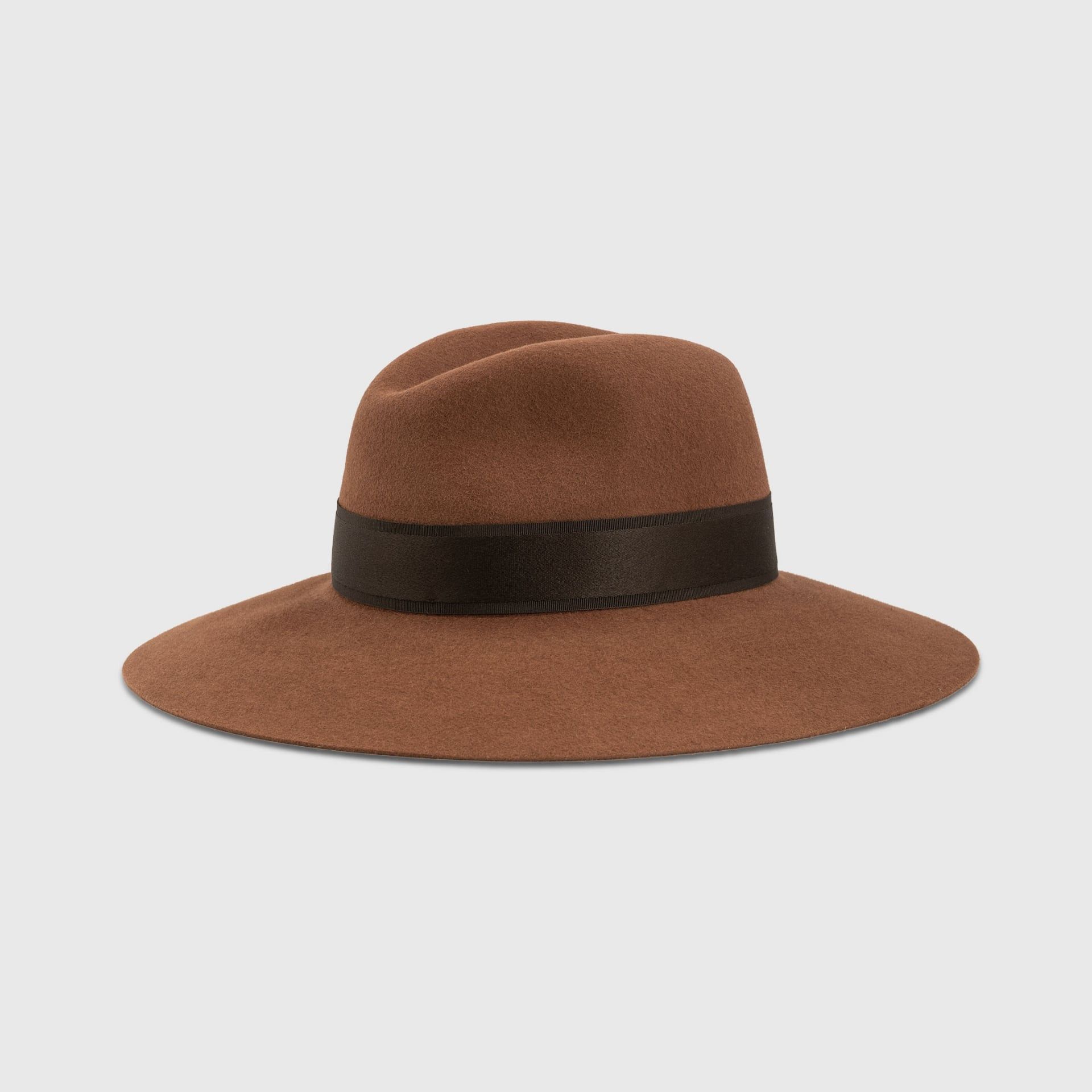 Borsalino Cappello Sophie Feltro Alessandria Cuoio  380037-B8L4
