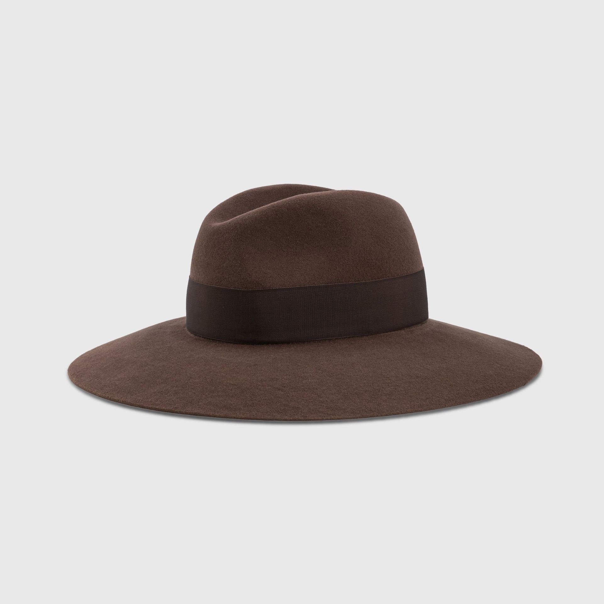 Borsalino Cappello Sophie Feltro Lana Fine Marrone  450010-12C9
