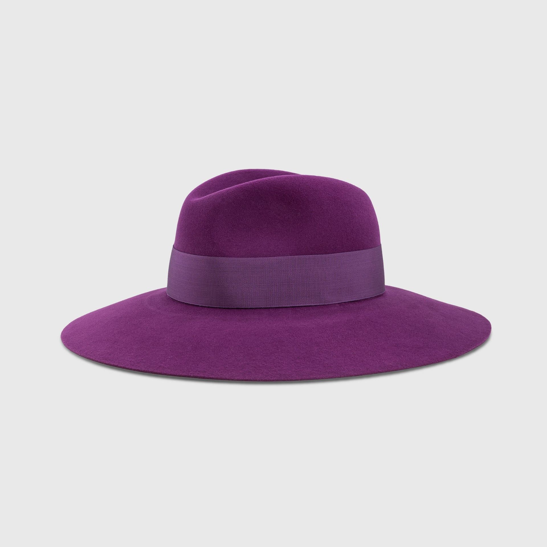 Borsalino Cappello Sophie Feltro Lana Fine Granato  450010-75J2