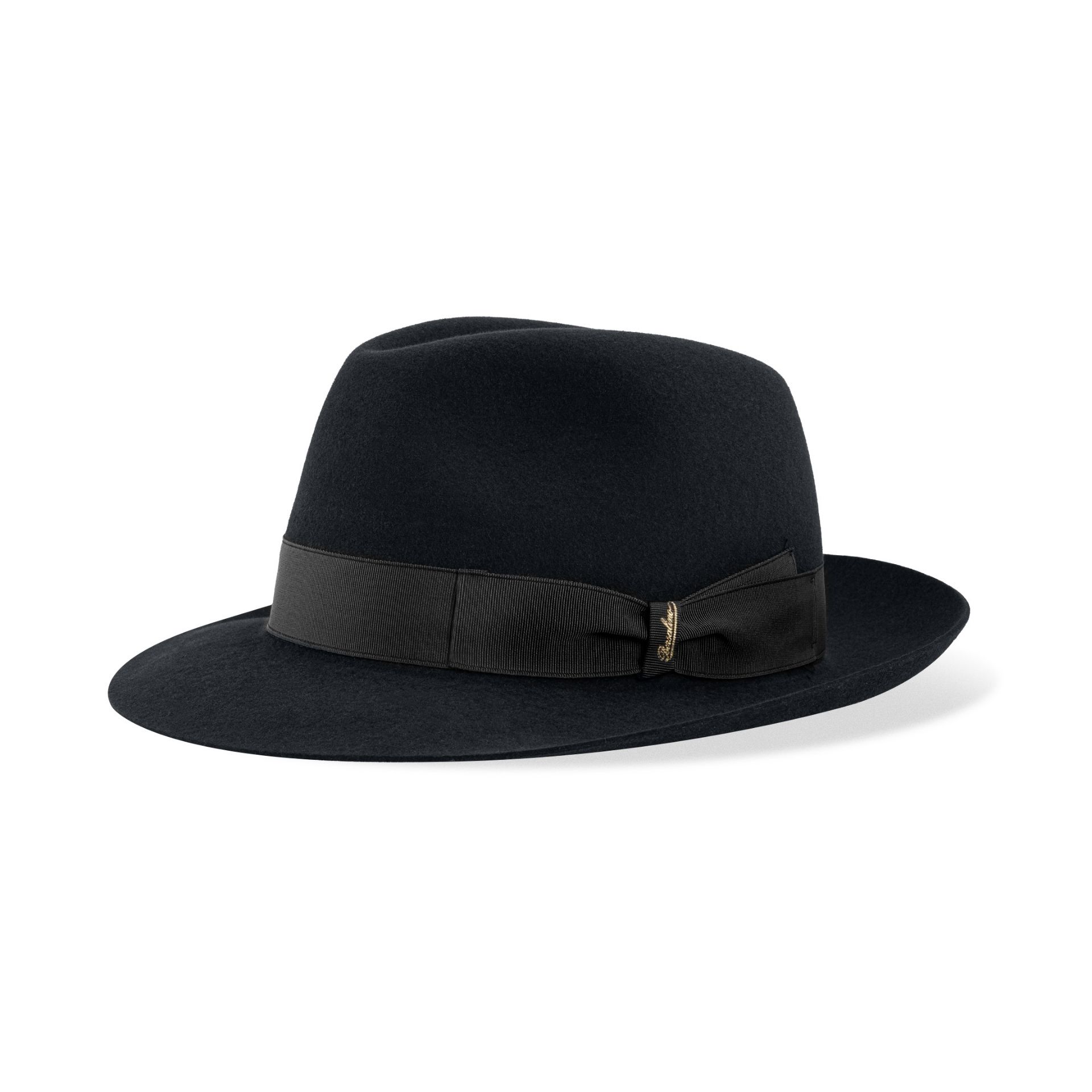 Borsalino Cappello Federico Feltro Alessandria Tesa Media Nero  390055-02A1