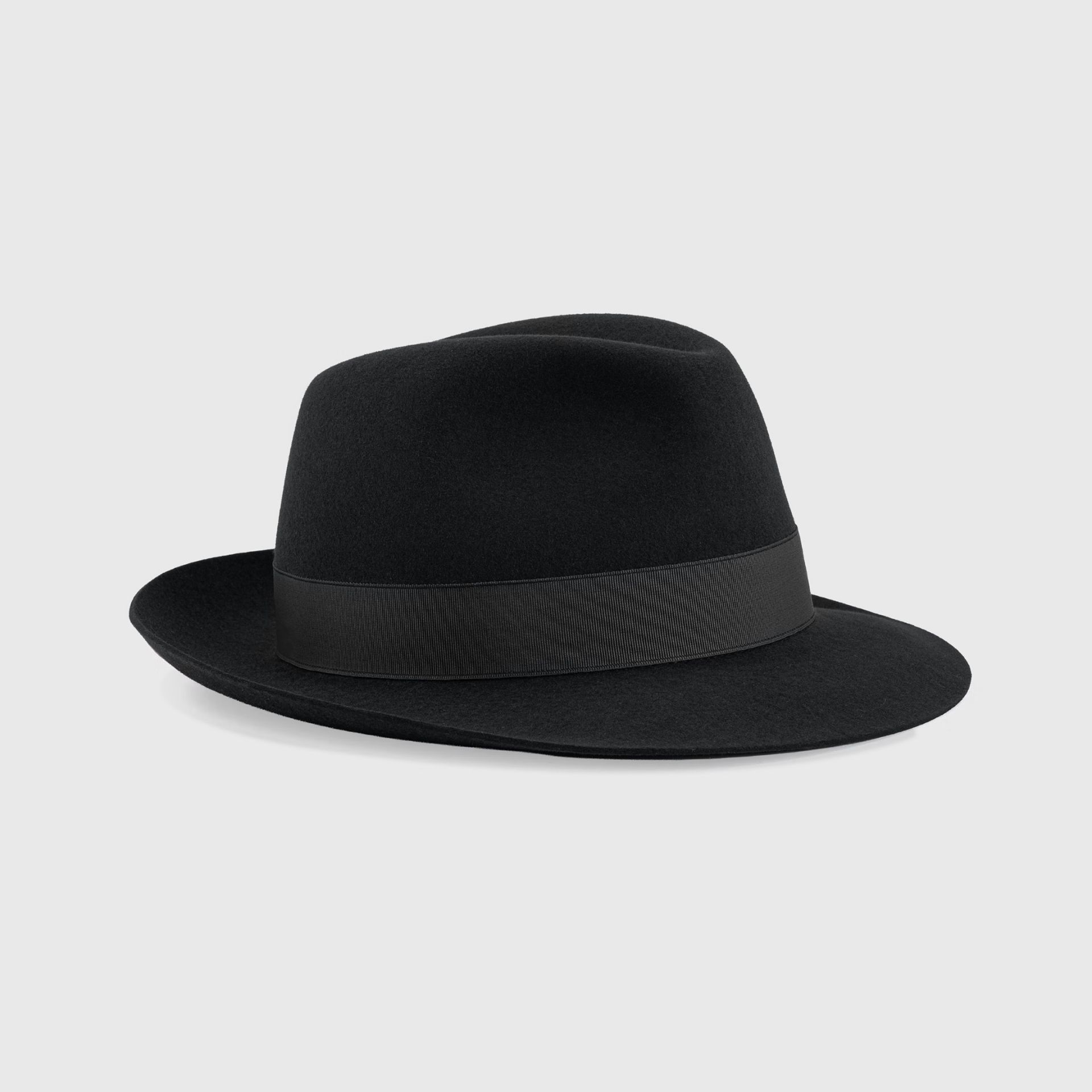 Borsalino Cappello Federico Feltro Alessandria Tesa Media Nero  390055-02A1
