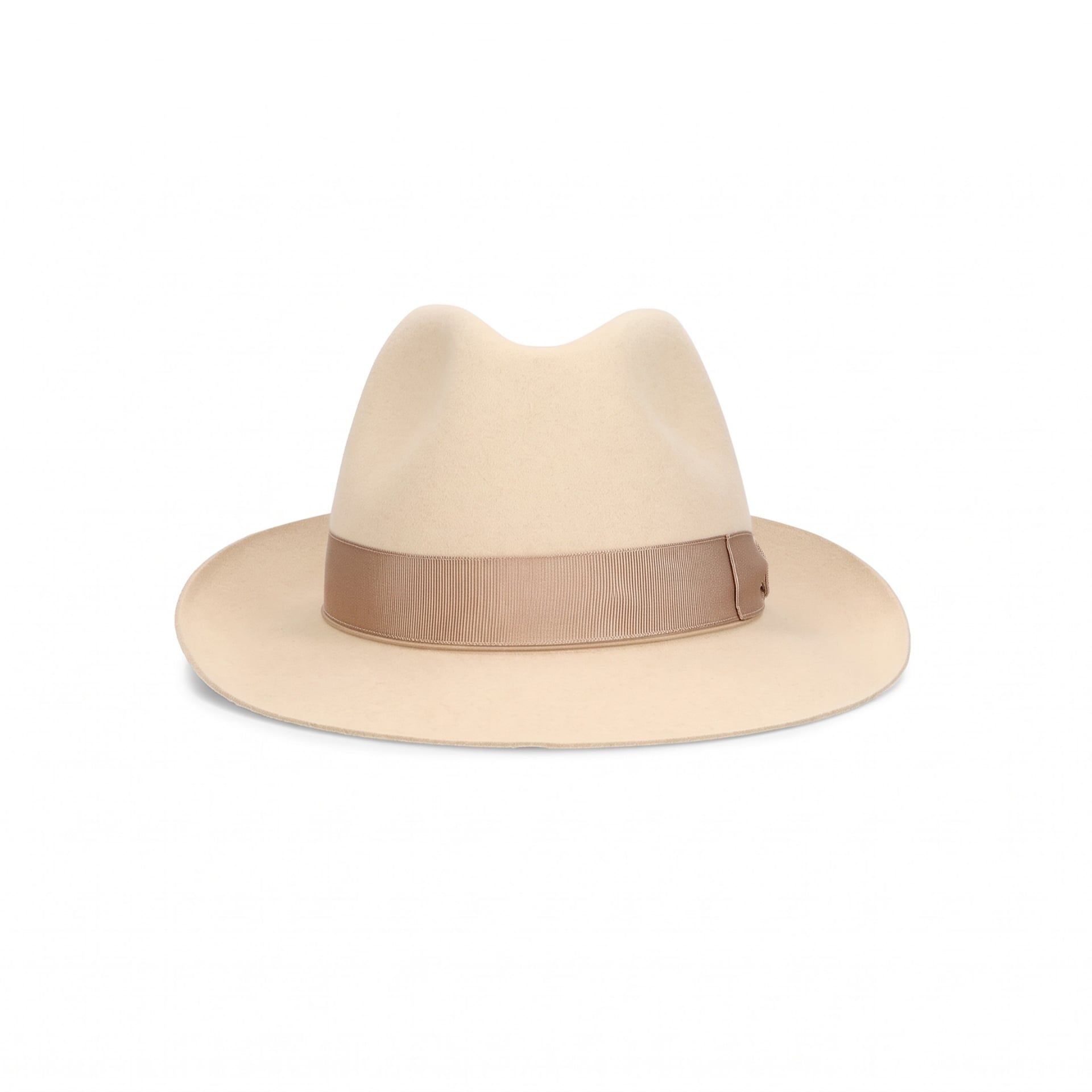 Borsalino Cappello Federico Feltro Alessandria Tesa Media Beige  390055